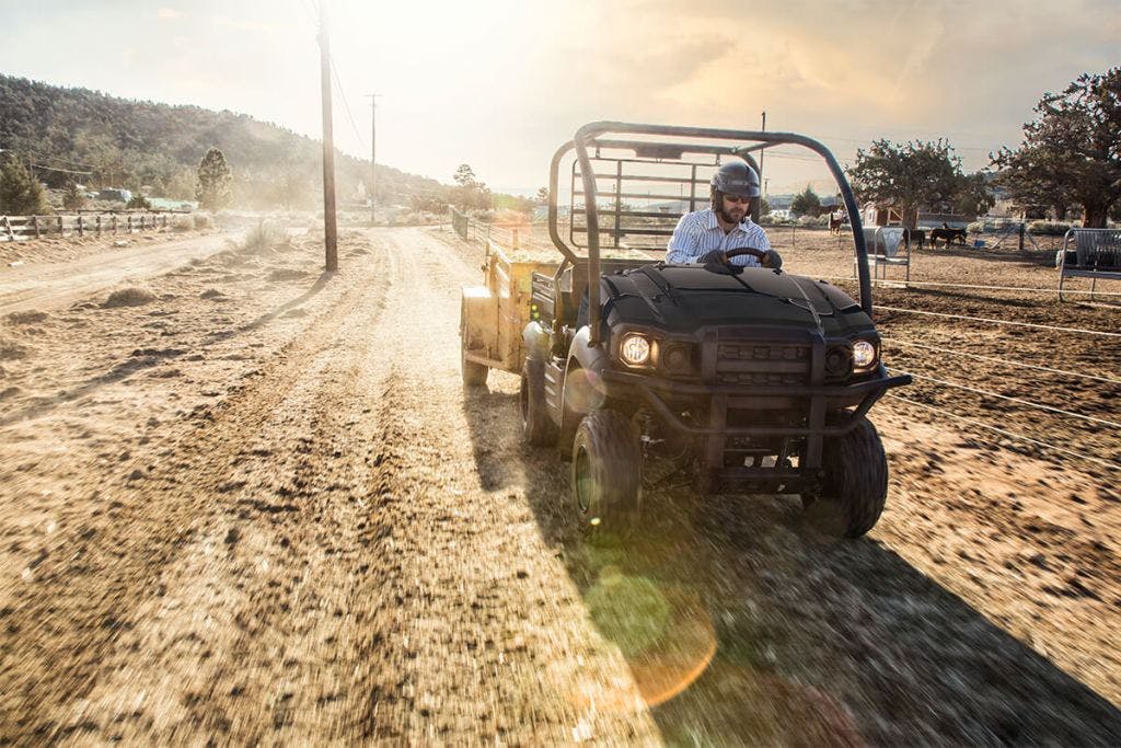 2024 Kawasaki Mule SX dirt farm work