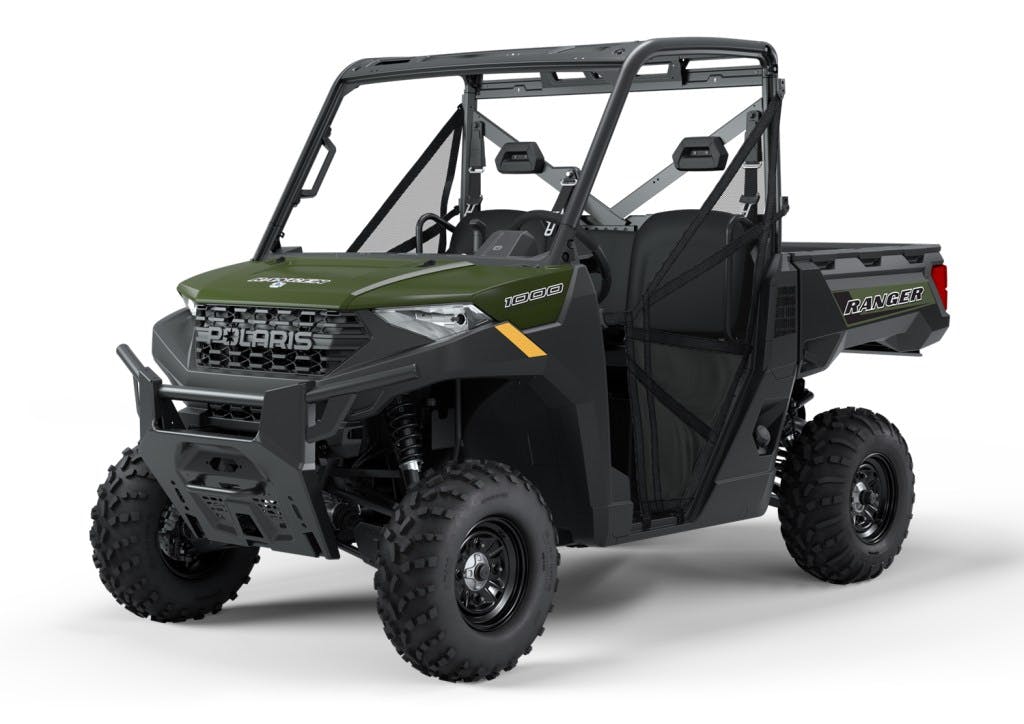 2024 Polaris Ranger Crew 1000 studio front three-quarter