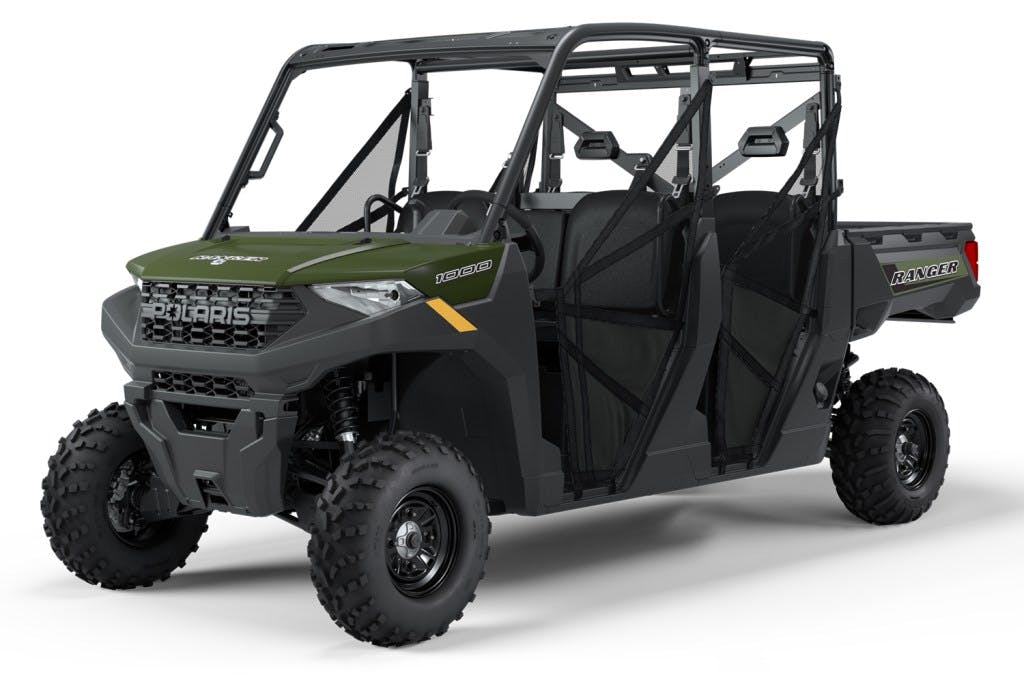 2024 Polaris Ranger Crew 1000 front three-quarter studio