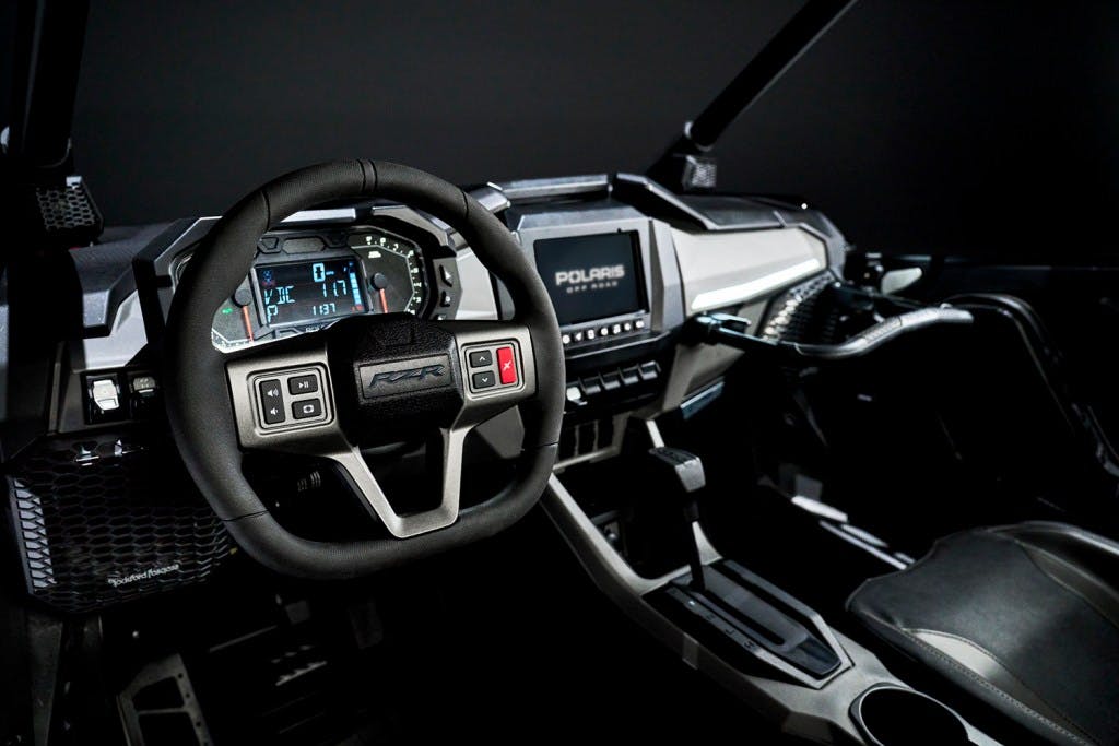 2025 Polaris Pro S Ultimate dashboard and interior