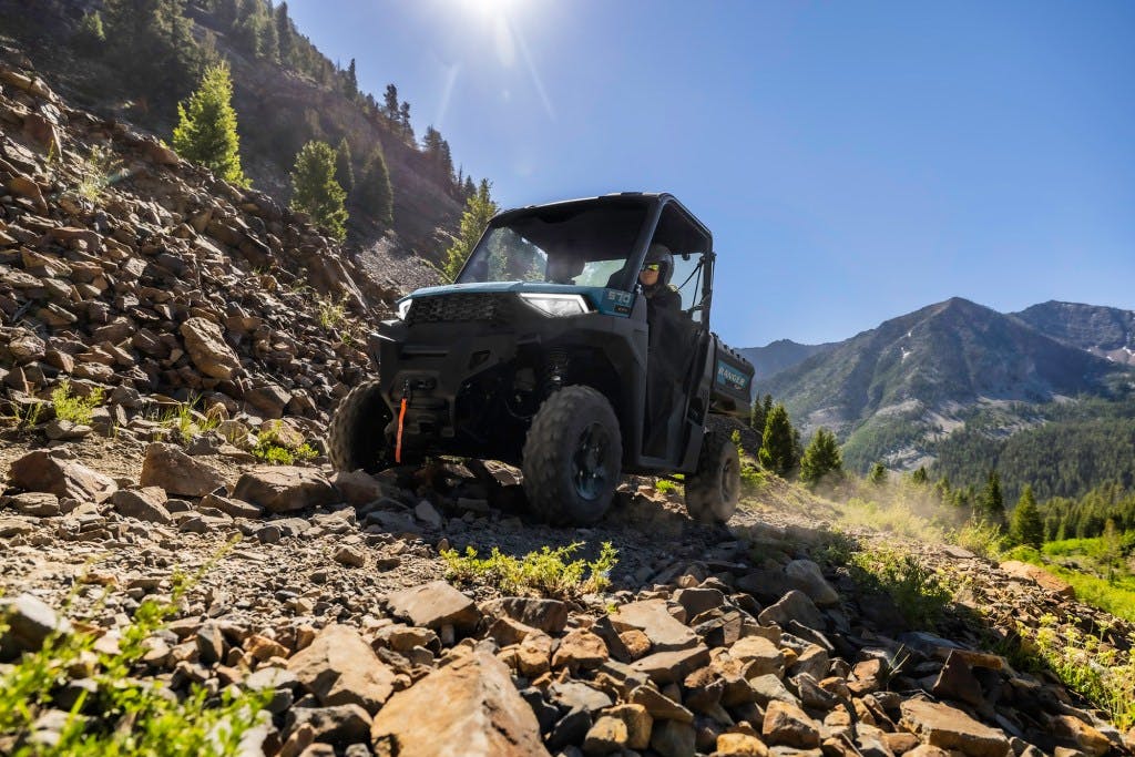 2025 Polaris Ranger SP 570 on a mountain