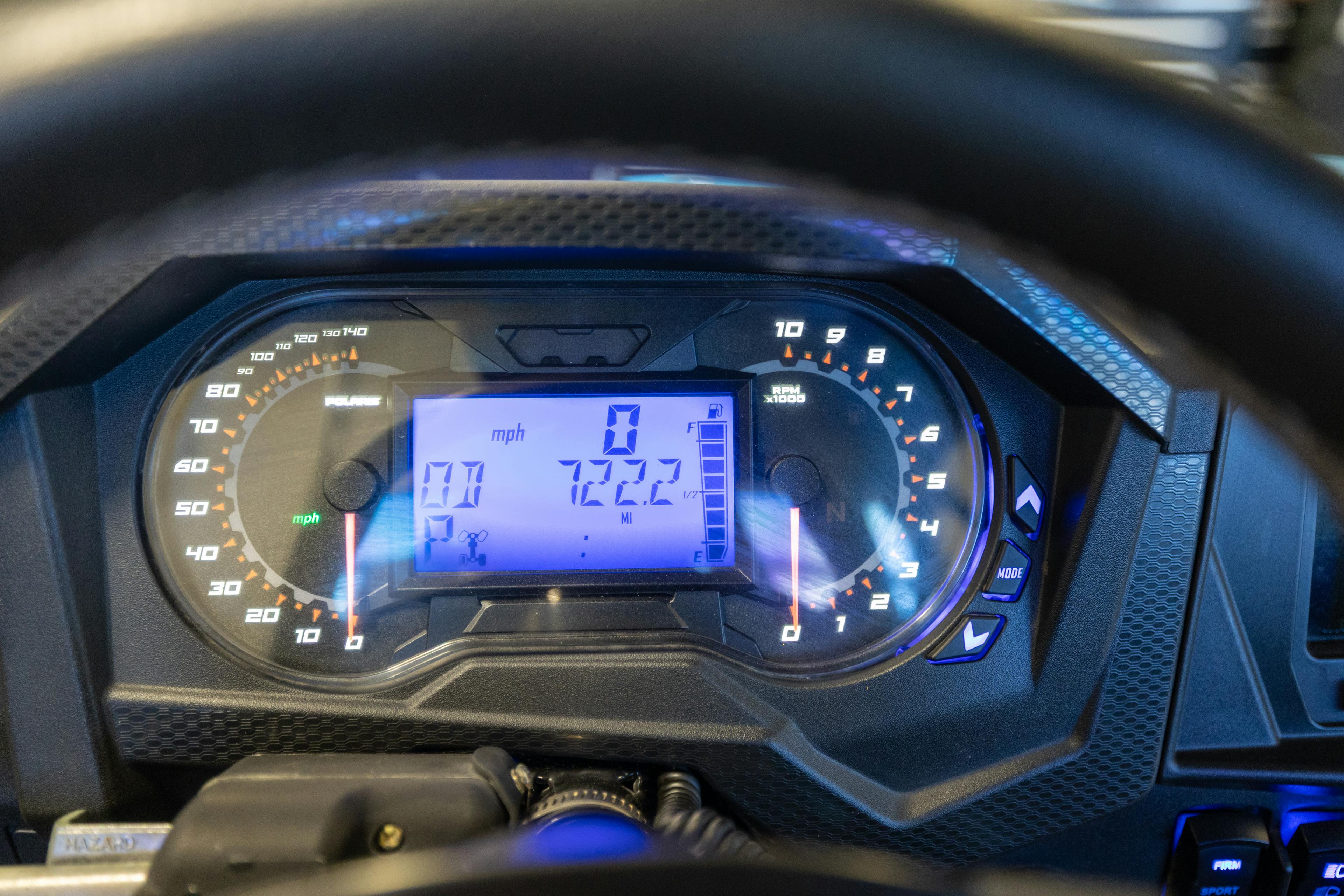 2020 Polaris RZR Turbo S gauge cluster