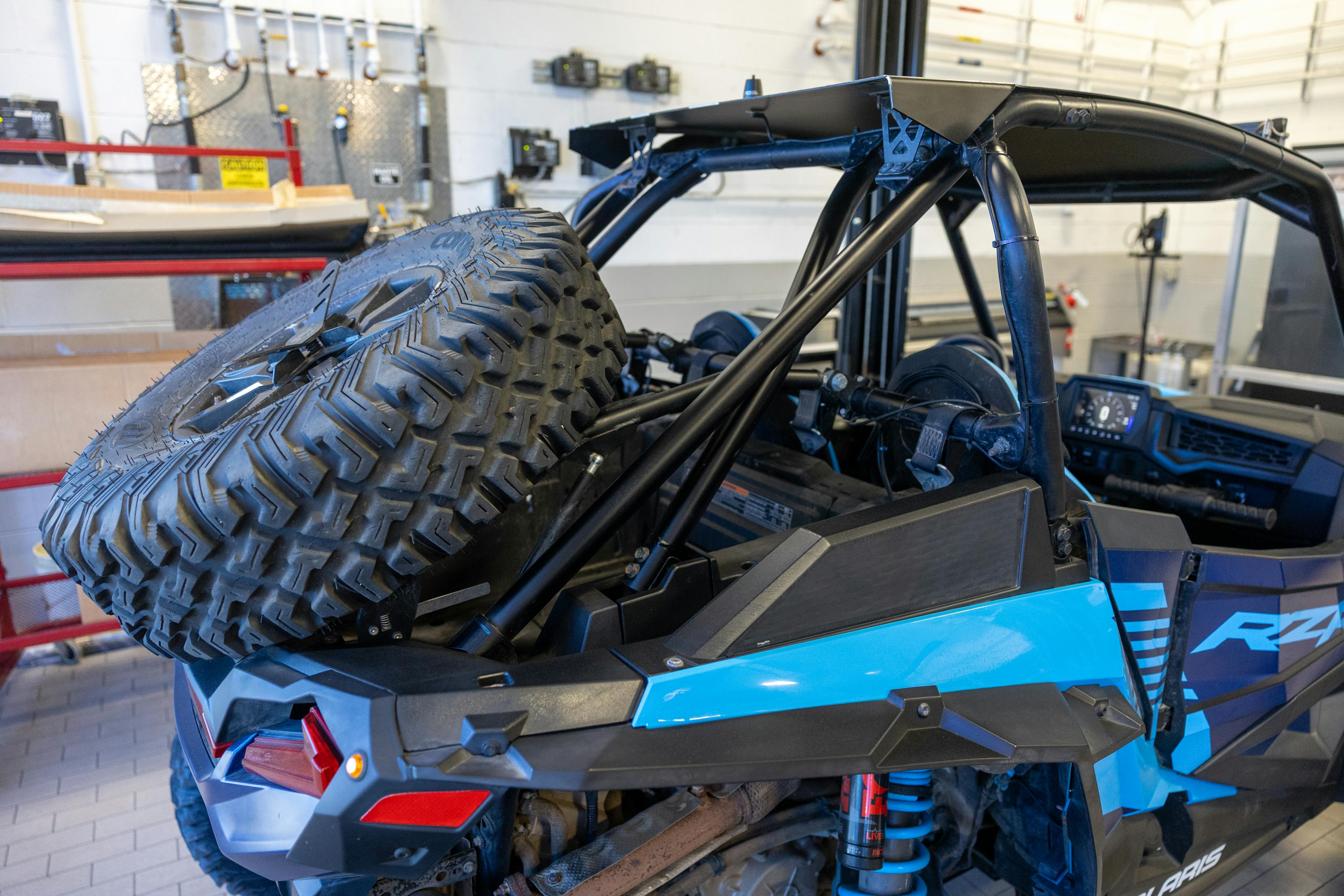 2020 Polaris RZR Turbo S spare tire carrier