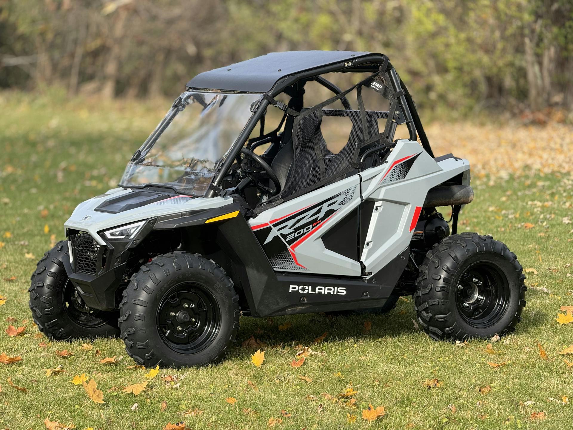 2024 Polaris RZR 200 front 3/4