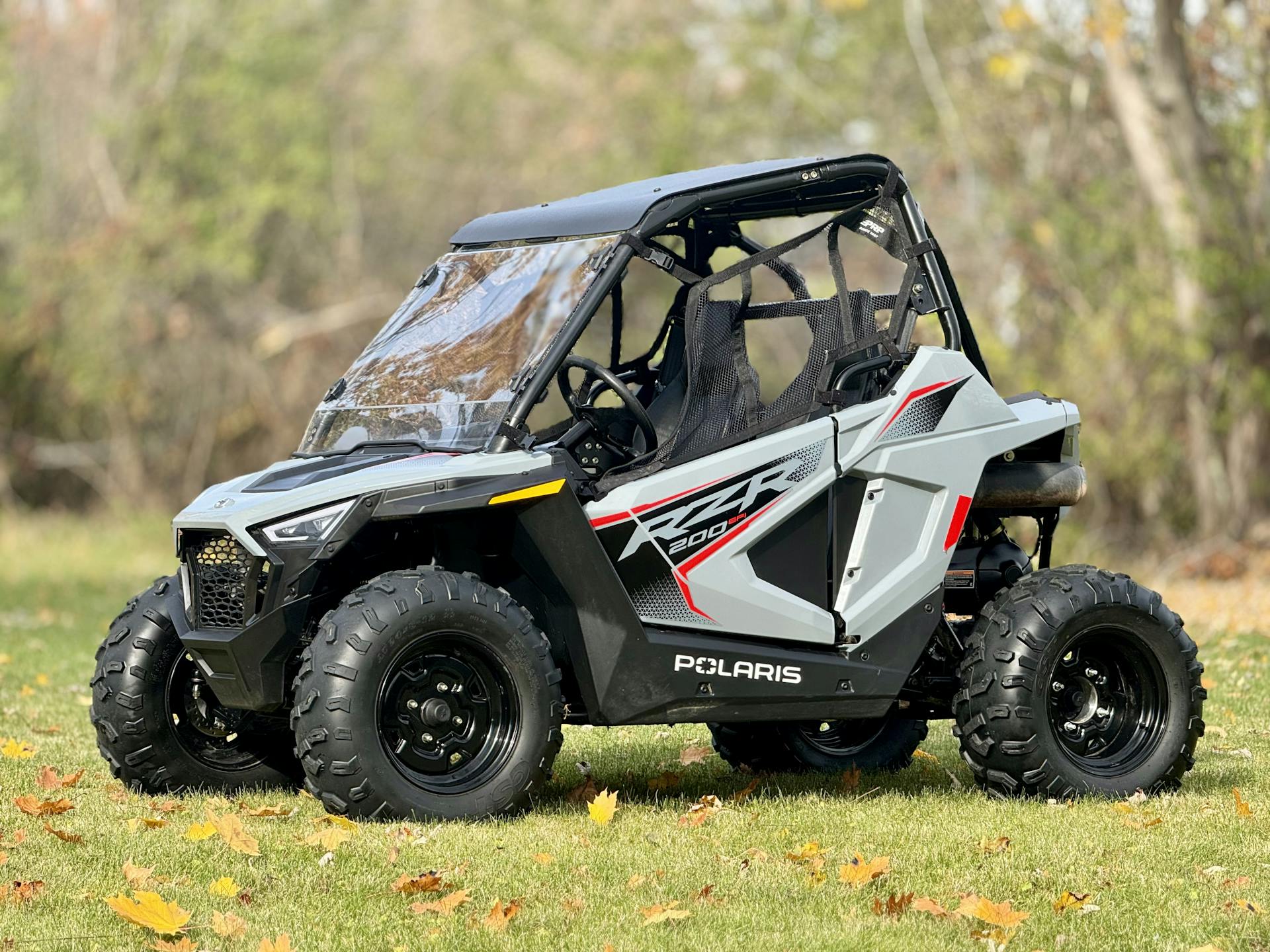 2024 Polaris RZR 200 front 3/4 low