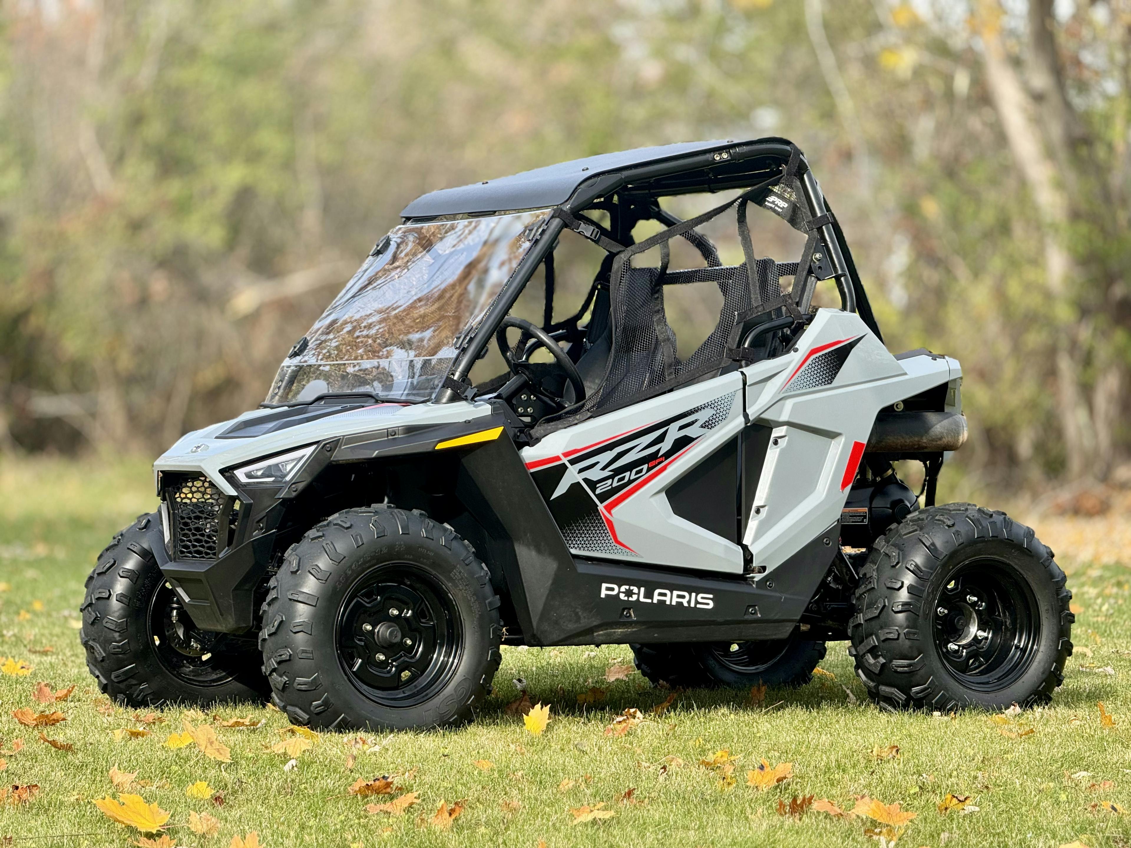 2024 Polaris RZR 200 front 3/4 low