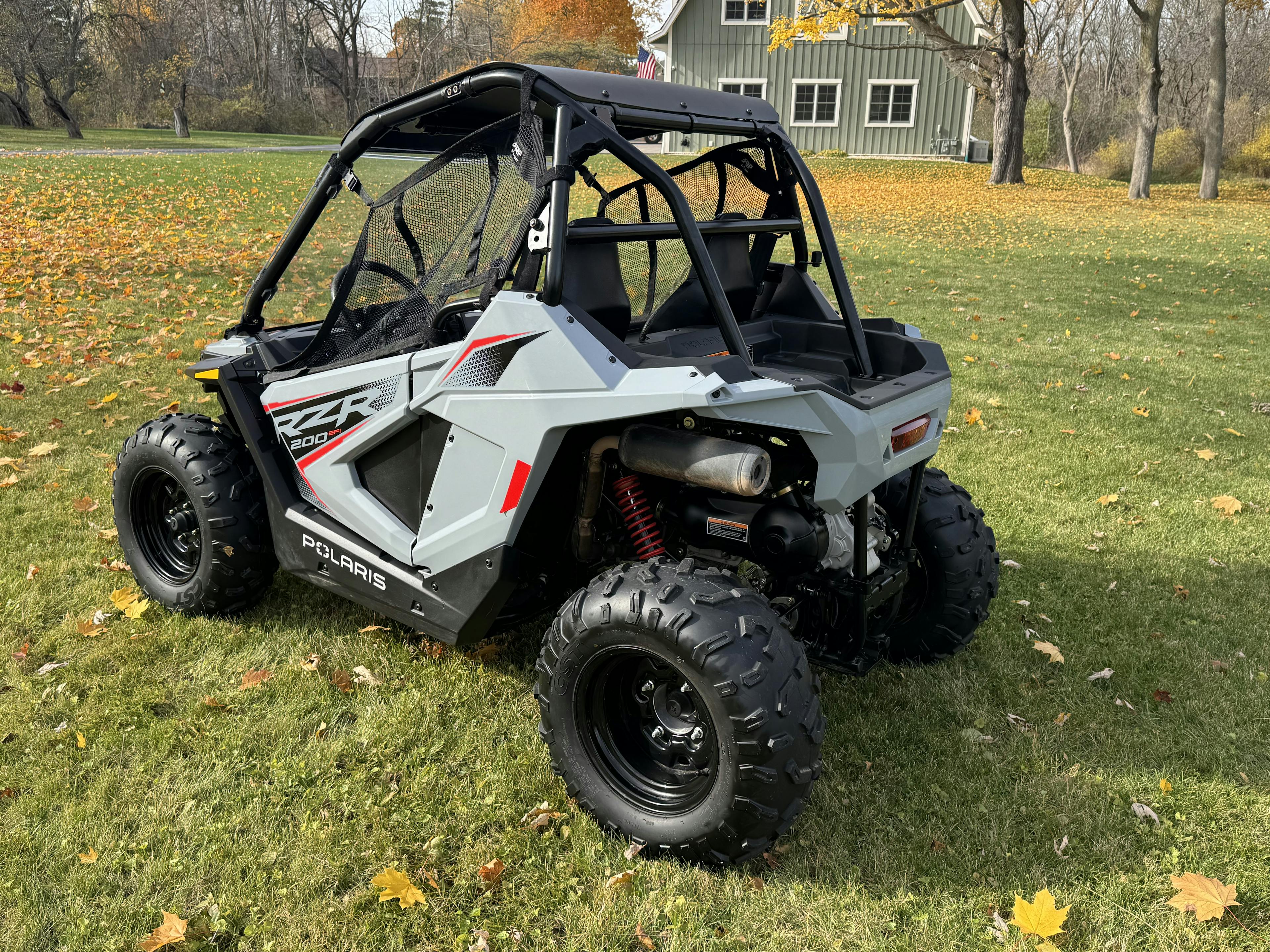 2024 Polaris RZR 200 rear 3/4


