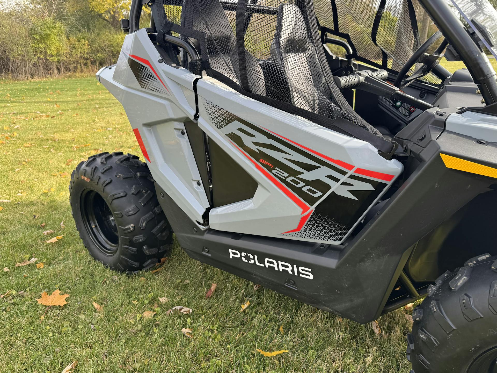 2024 Polaris RZR 200 passenger door detail