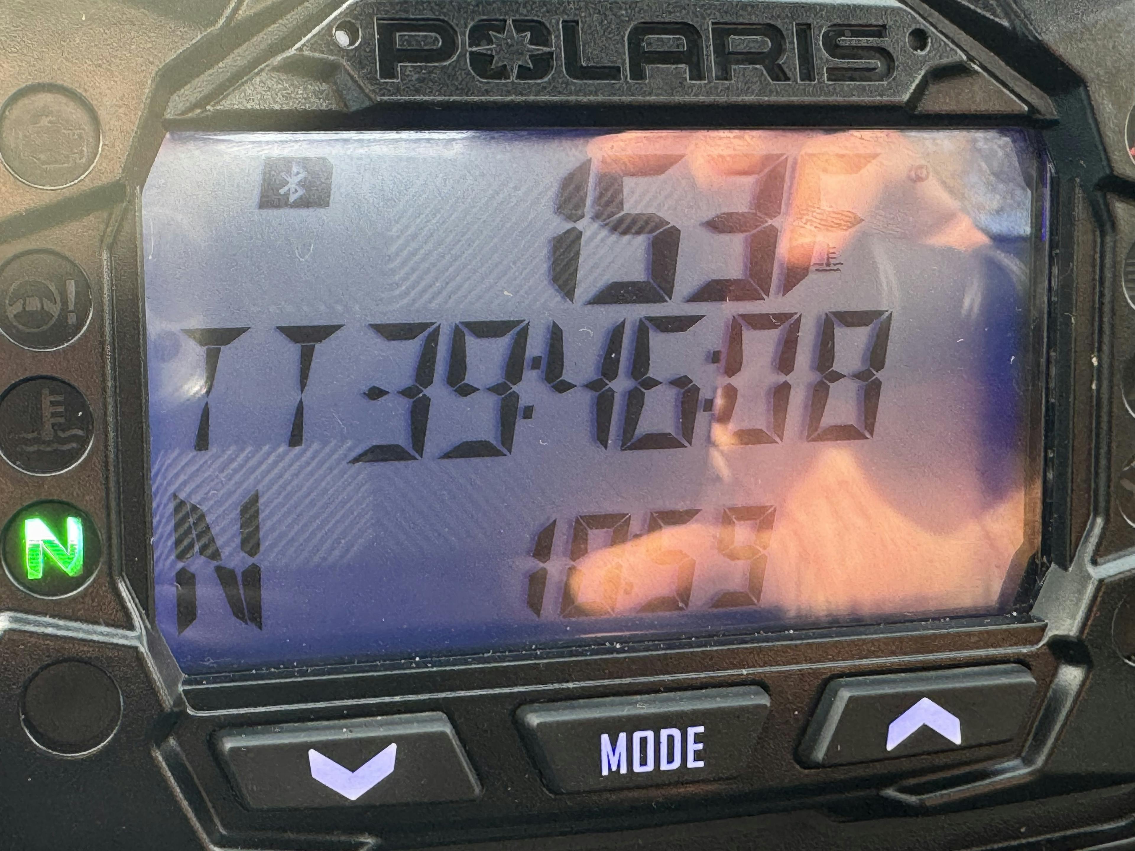 2024 Polaris RZR 200 odometer