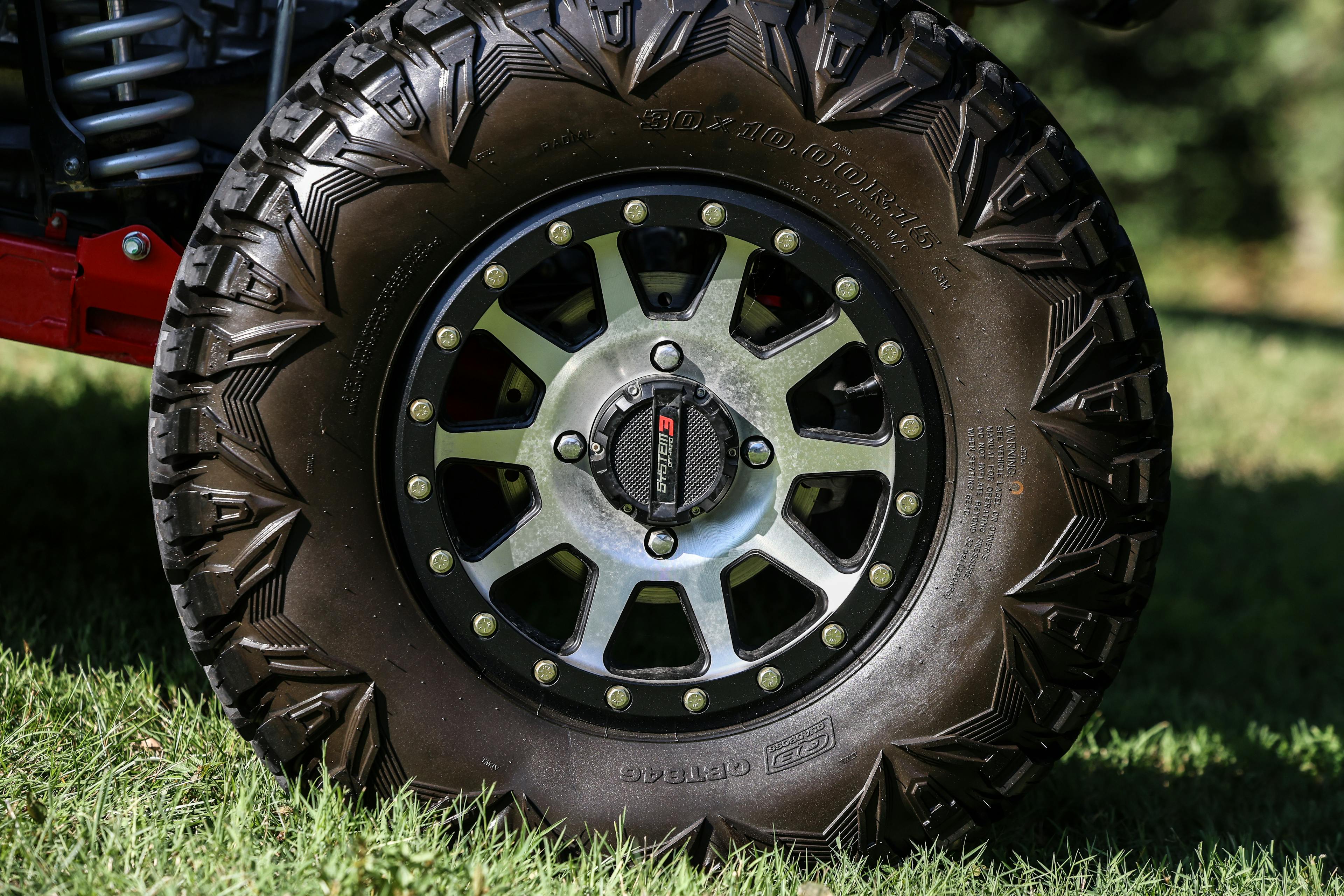 2022 Honda Talon 1000X-4 driver's rear tire