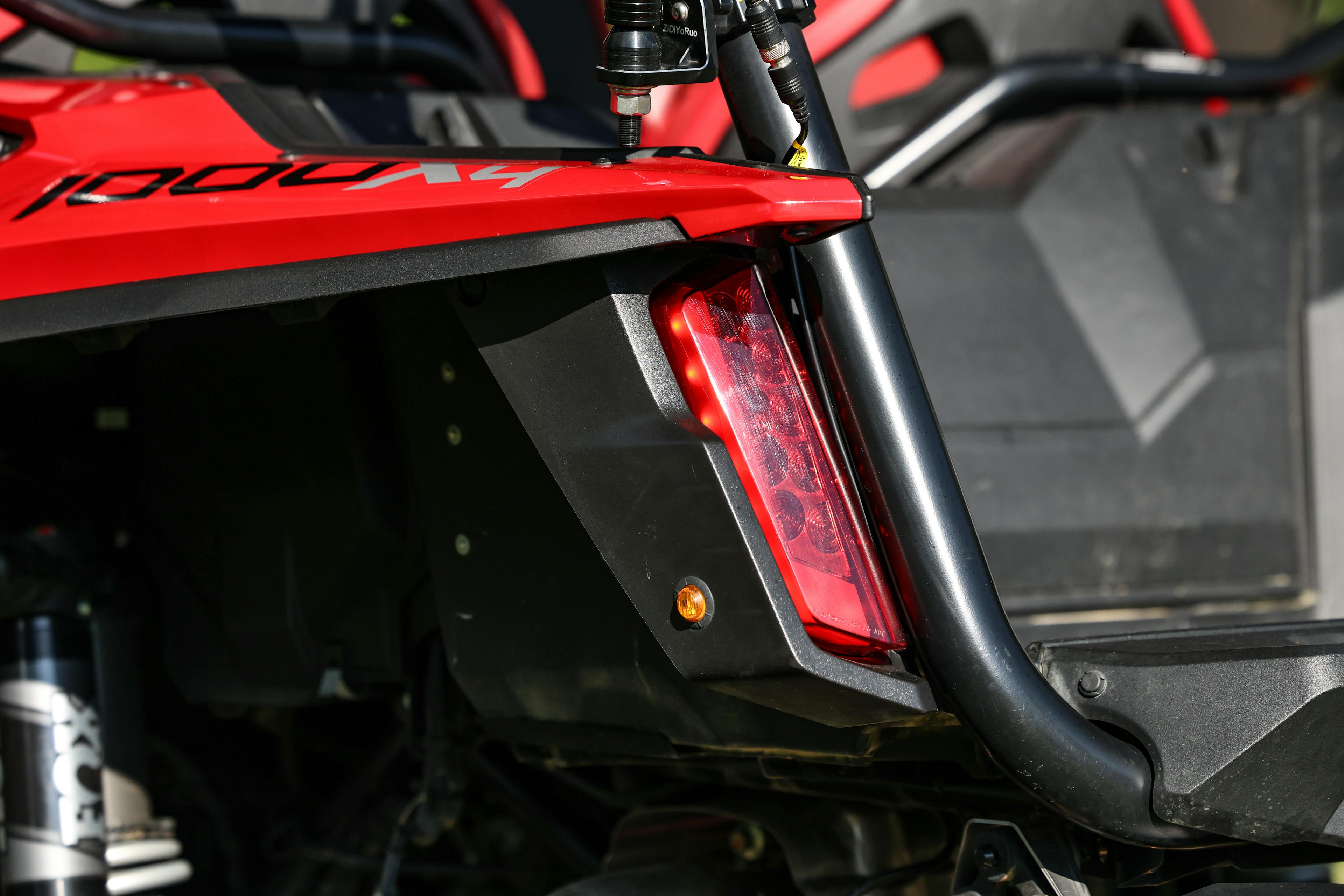 2022 Honda Talon 1000X-4 taillight detail driver.