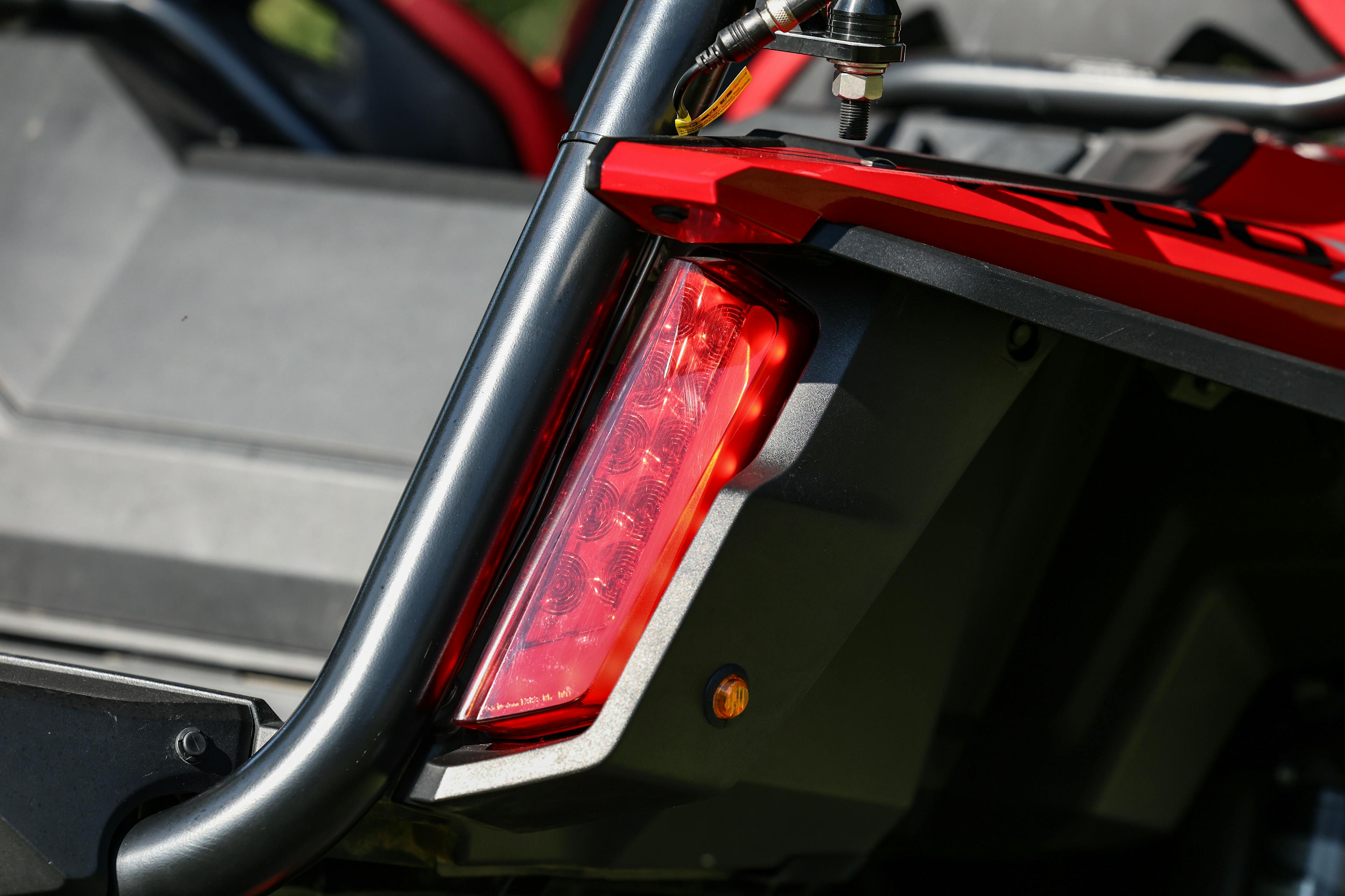 2022 Honda Talon 1000X-4 taillight detail. 
