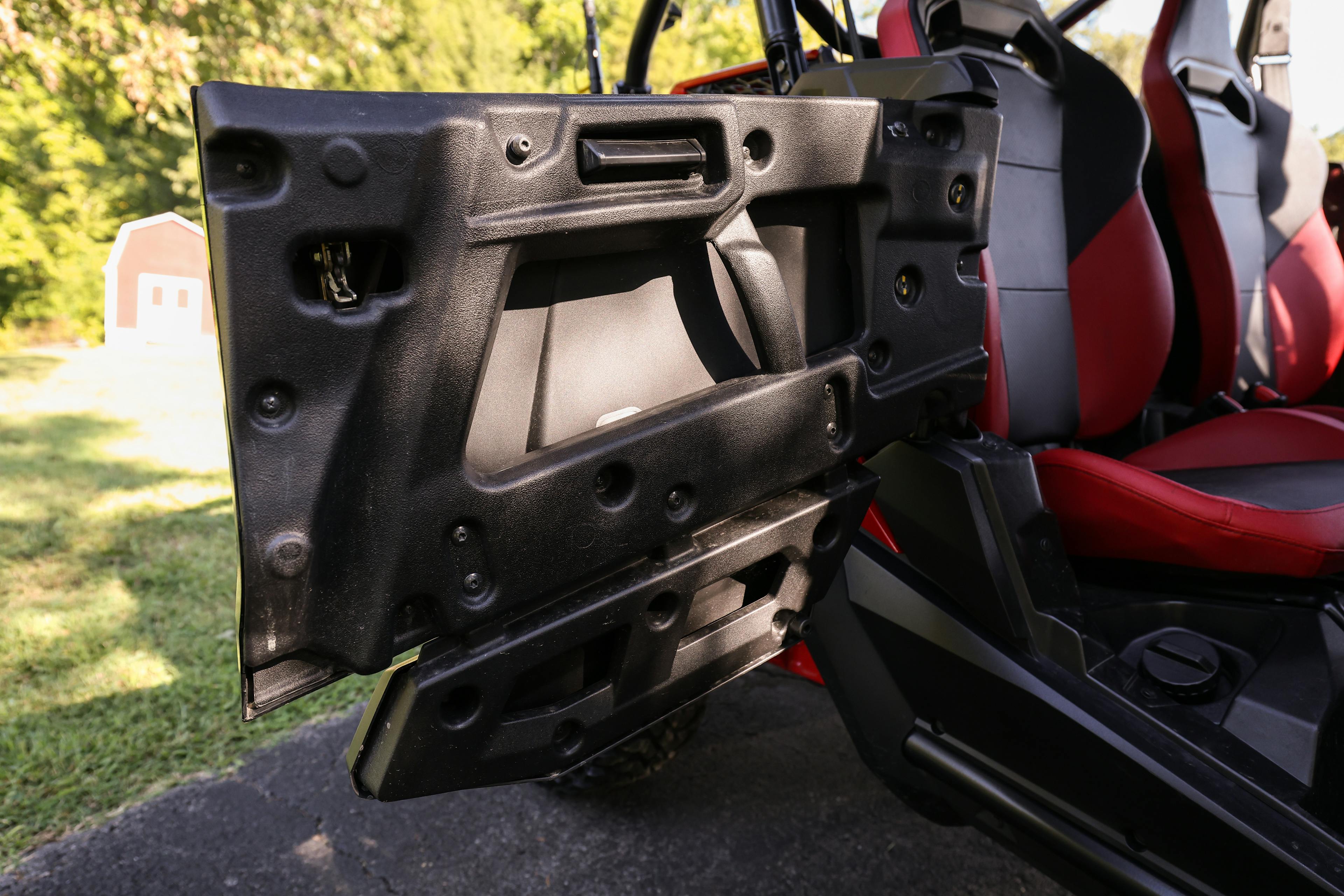 2022 Honda Talon 1000X-4 inside passenger rear door.