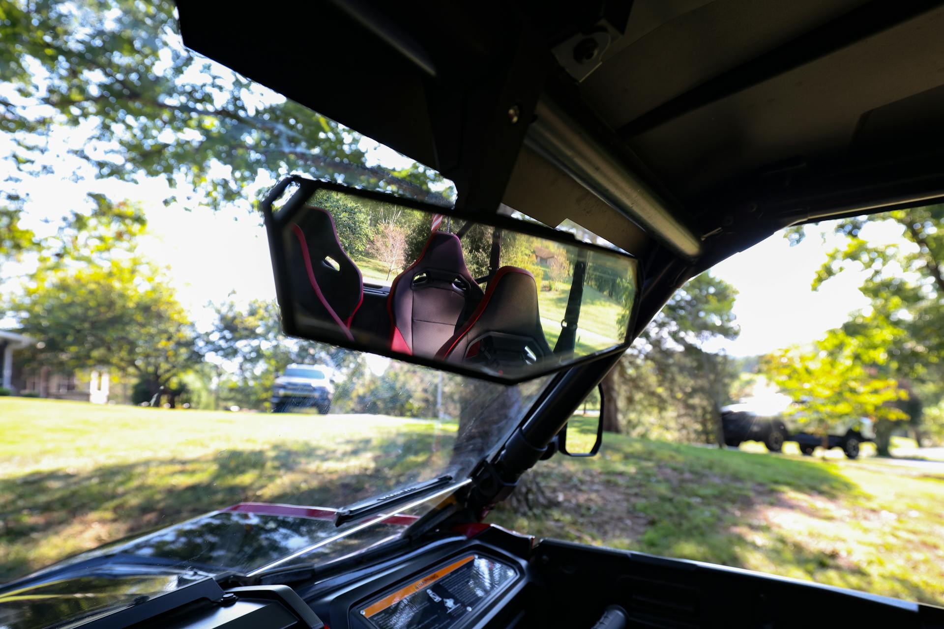 2022 Honda Talon 1000X-4 rear view mirror.