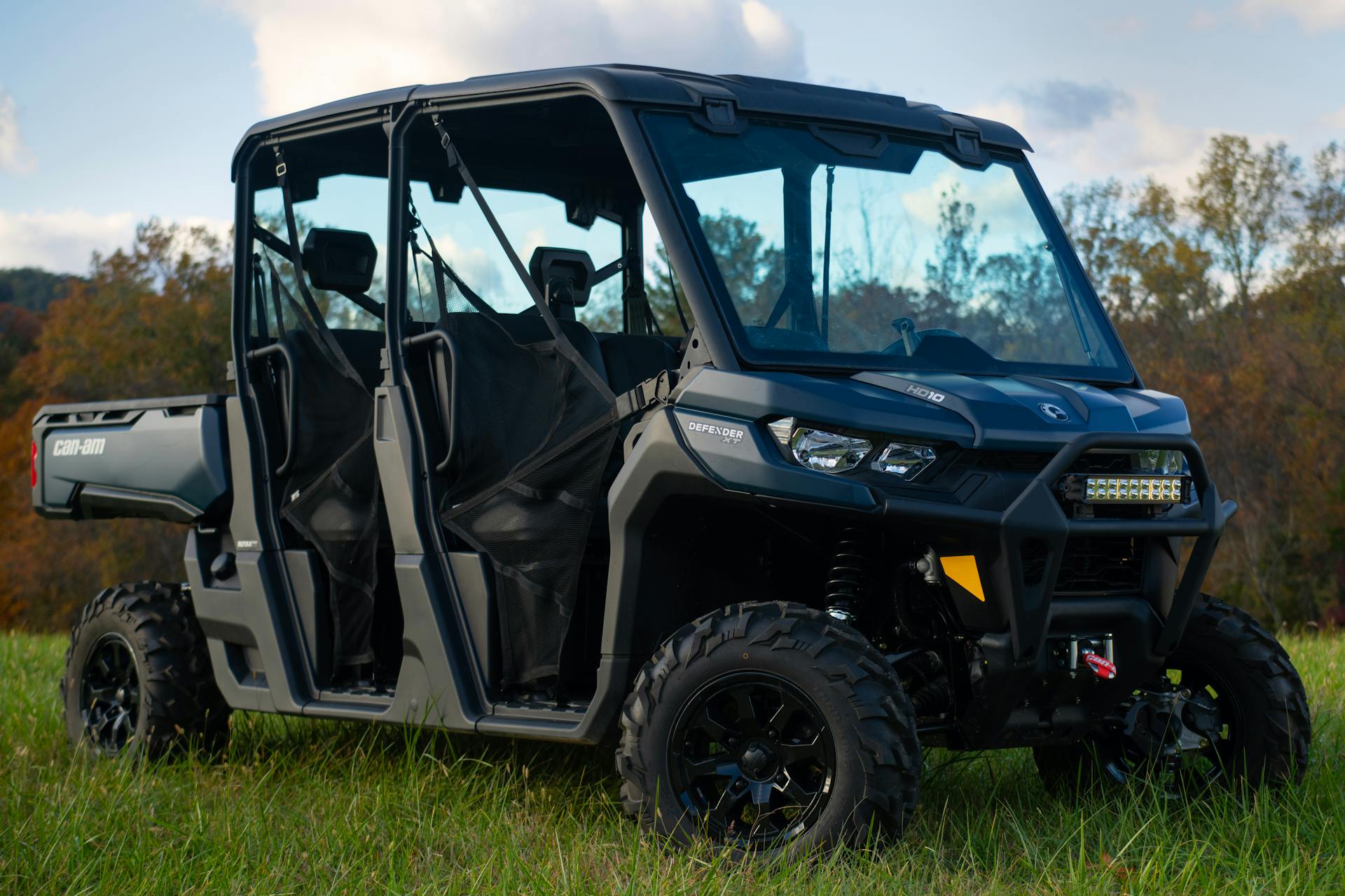 2025 Can-Am Defender Max XT HD10 front pass 3/4