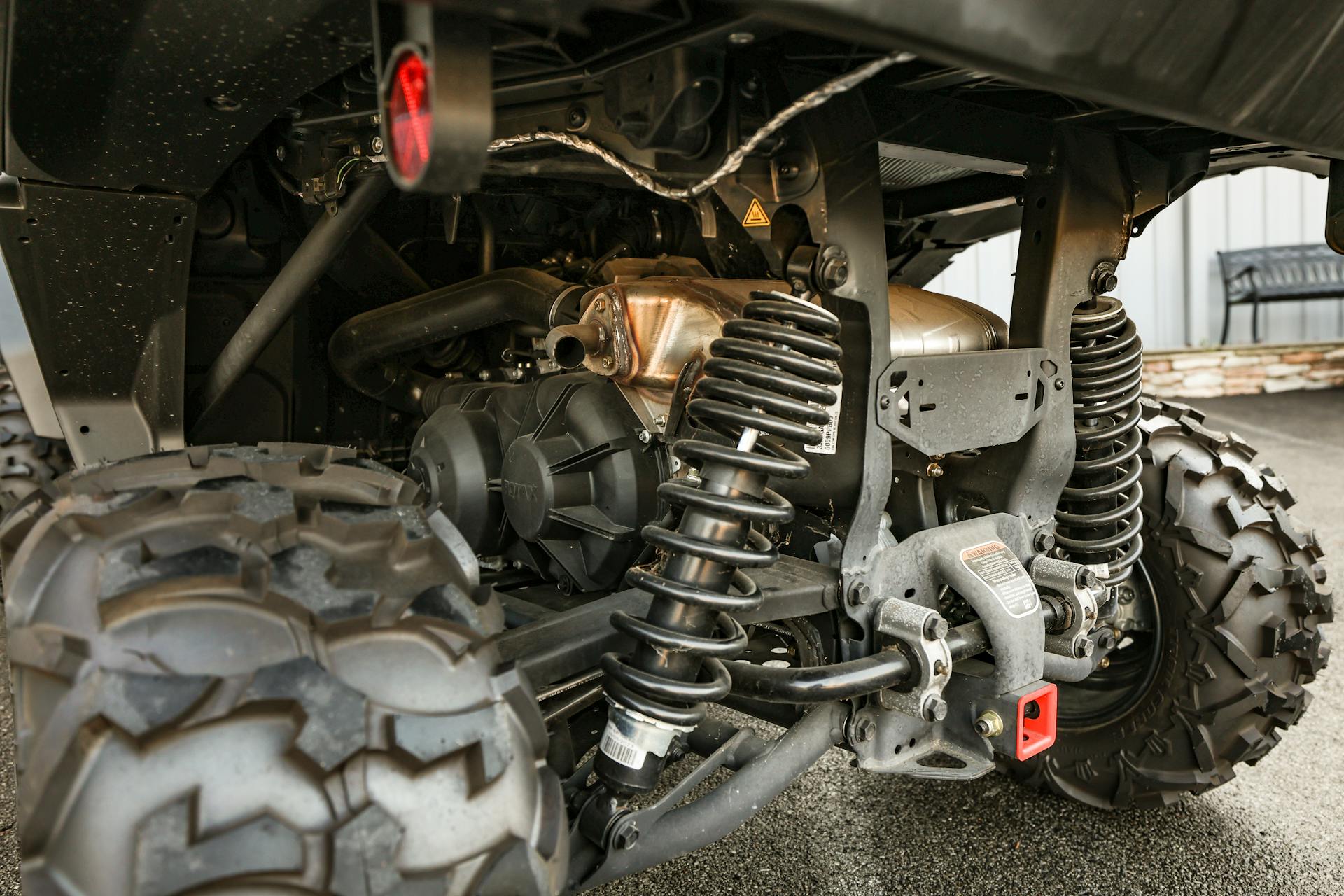 2023 Can-Am Commander 700 DPS driver rear suspension