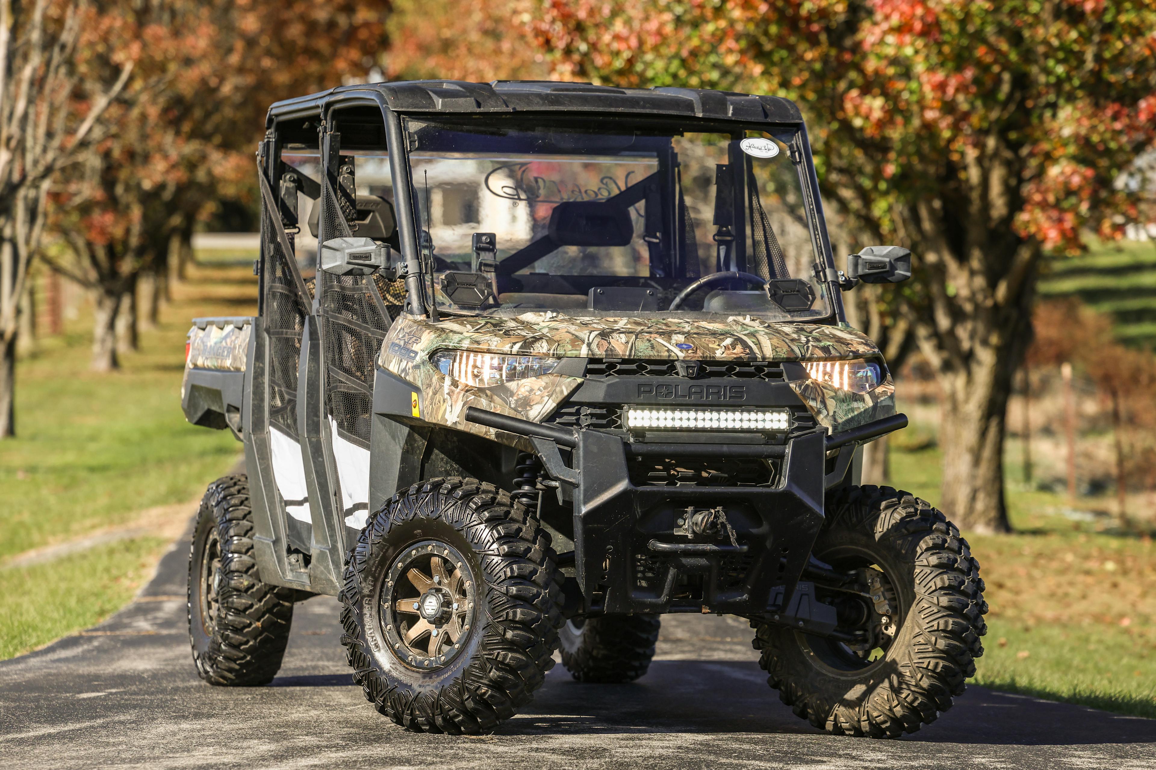 2019 Polaris Ranger Crew XP 1000 front 3/4 passenger