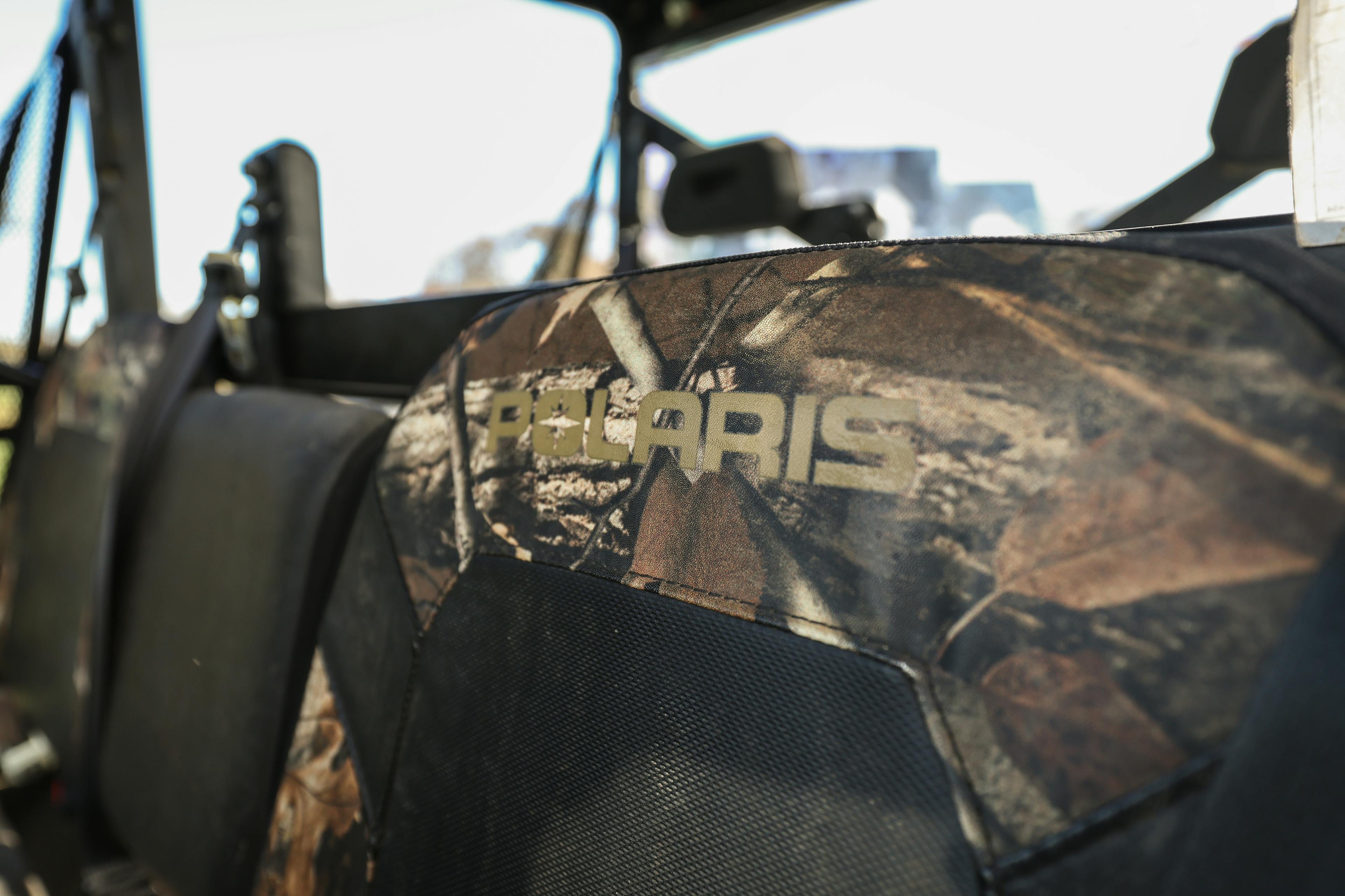 2019 Polaris Ranger Crew XP 1000 EPS driver seat detail 