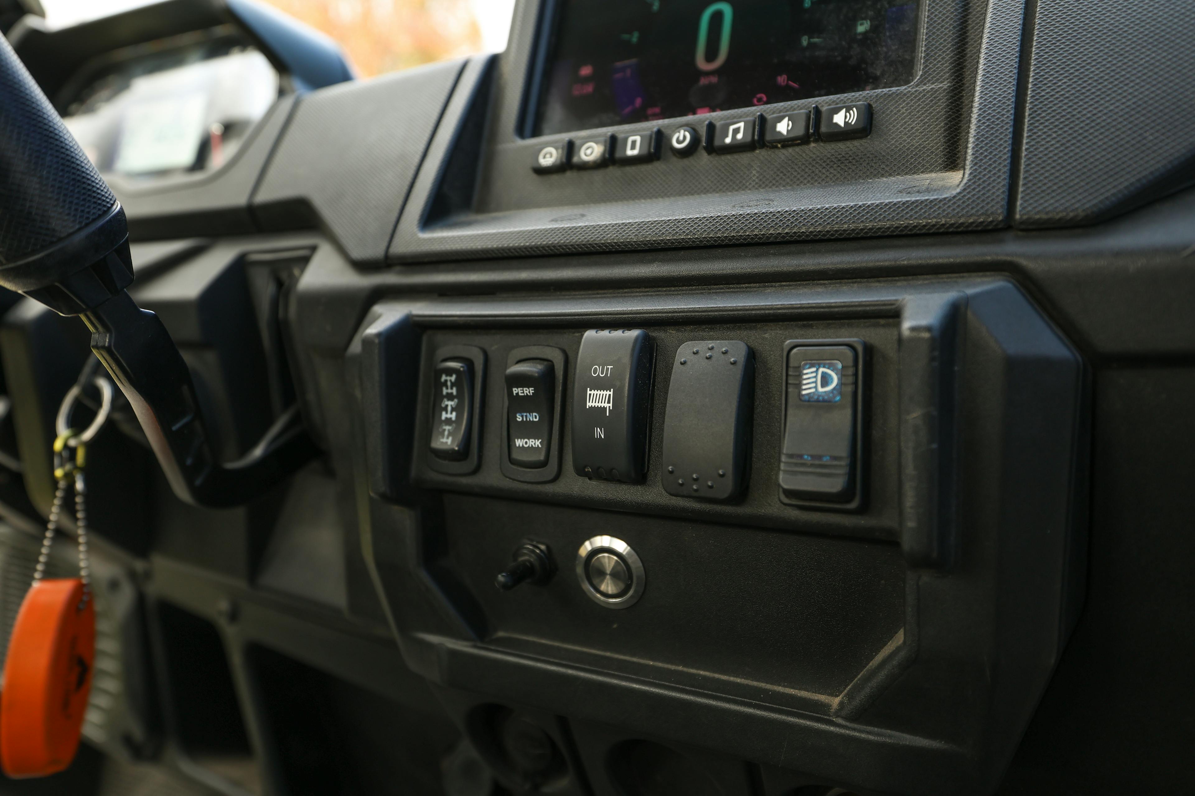 2019 Polaris Ranger Crew XP 1000 EPS switches wide