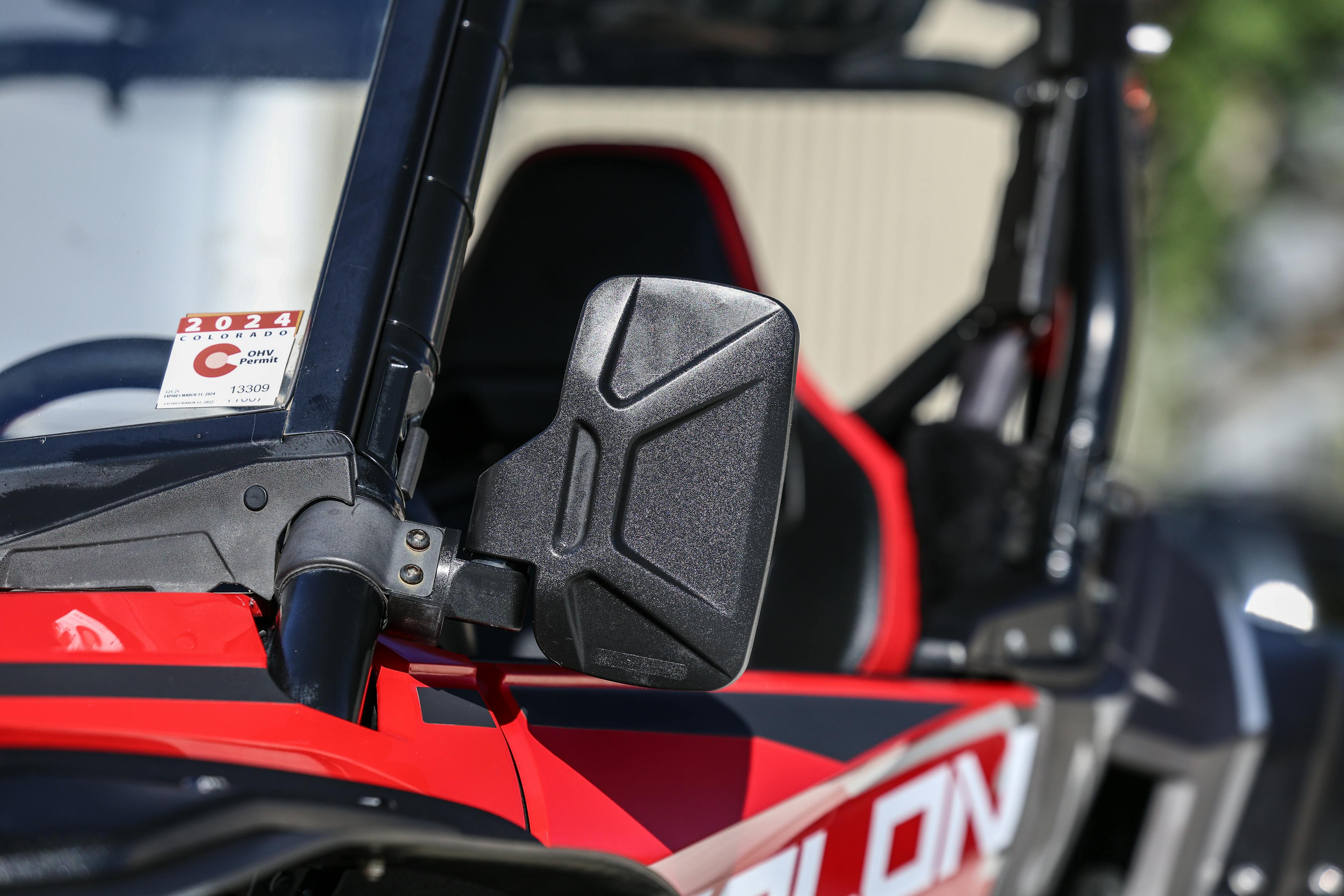 2019 Honda Talon 1000X driver mirror