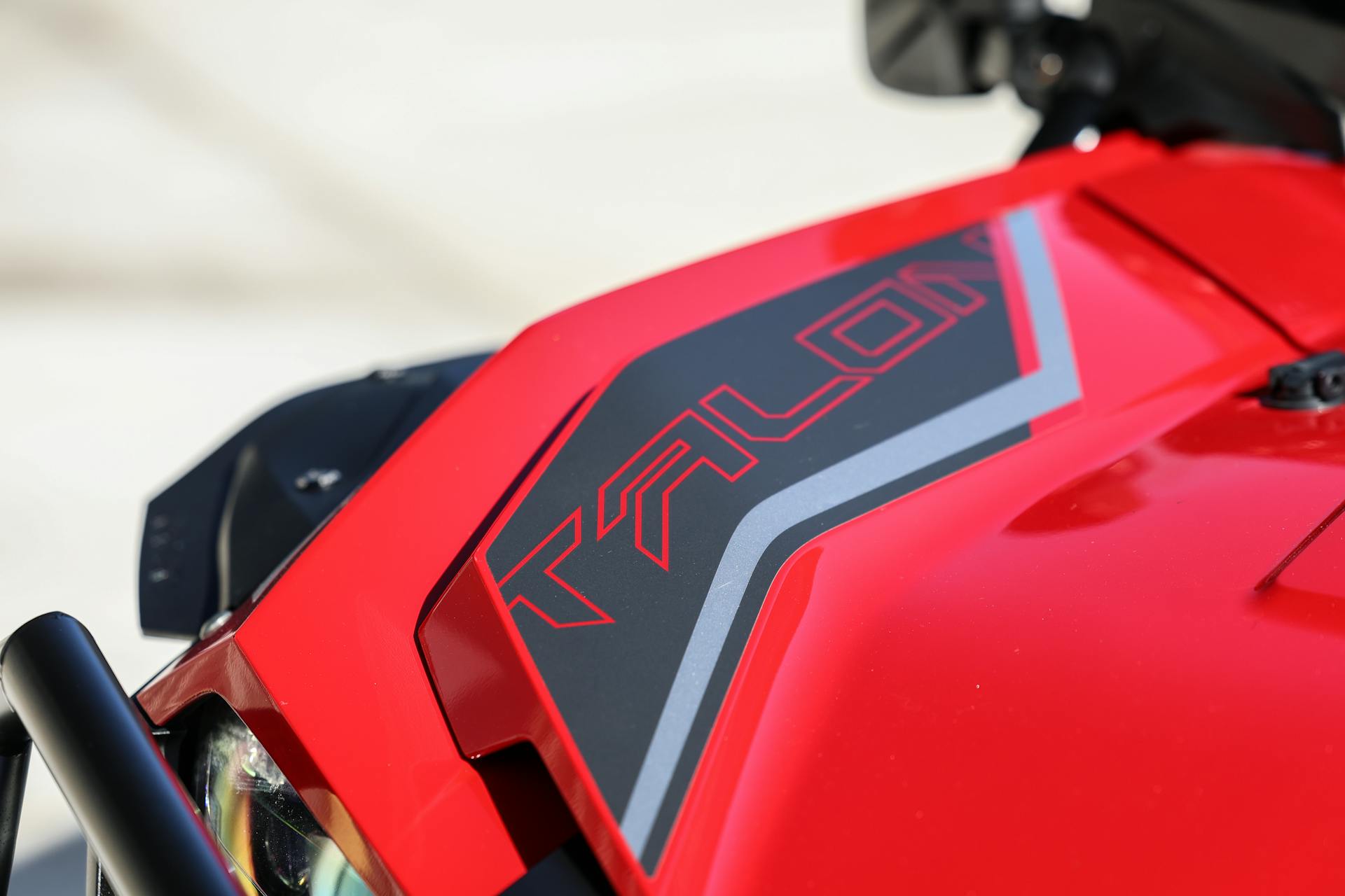 2019 Honda Talon 1000X hood decal passenger