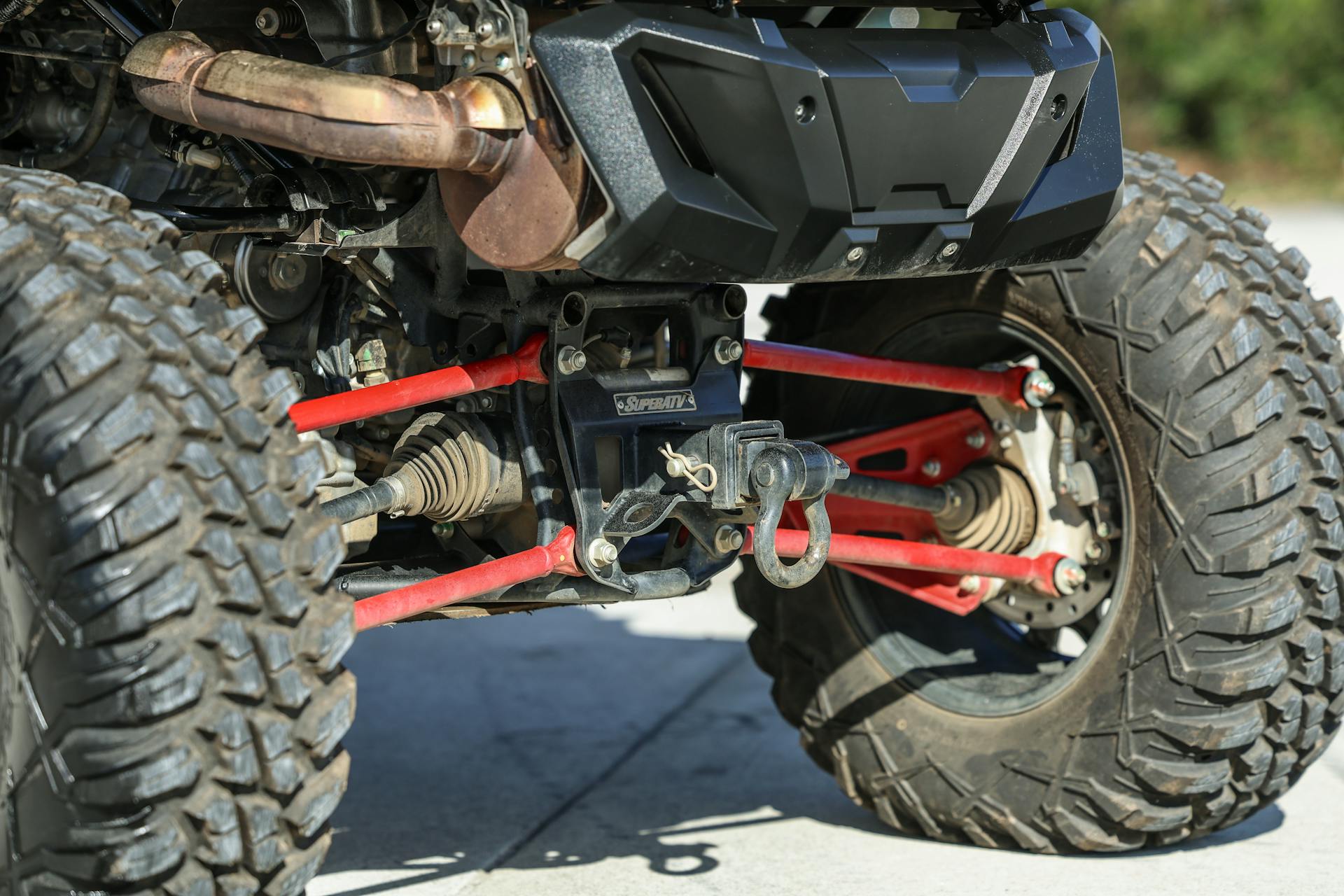 2019 Honda Talon 1000X rear suspension detail 