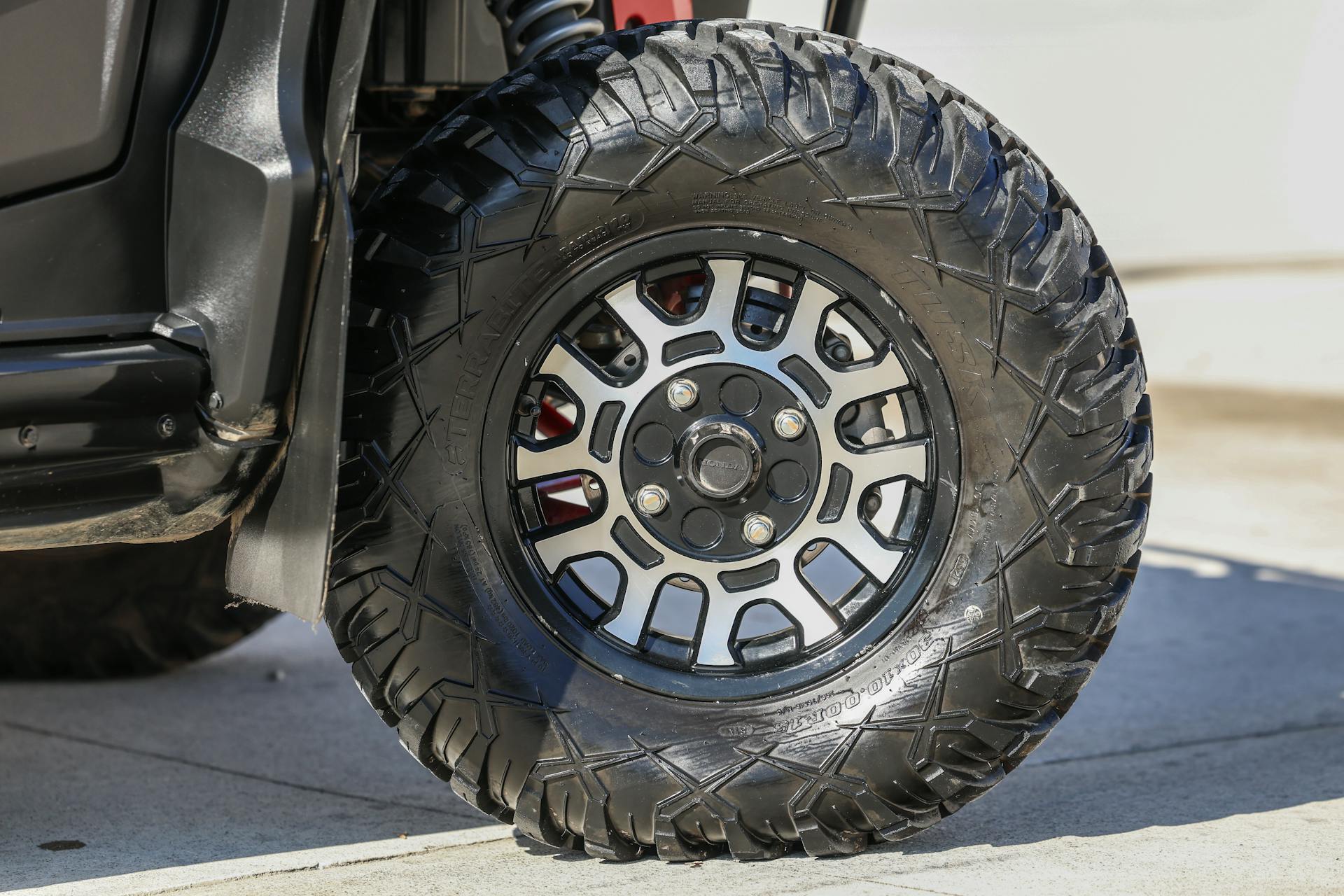 2019 Honda Talon 1000X passenger front wheel