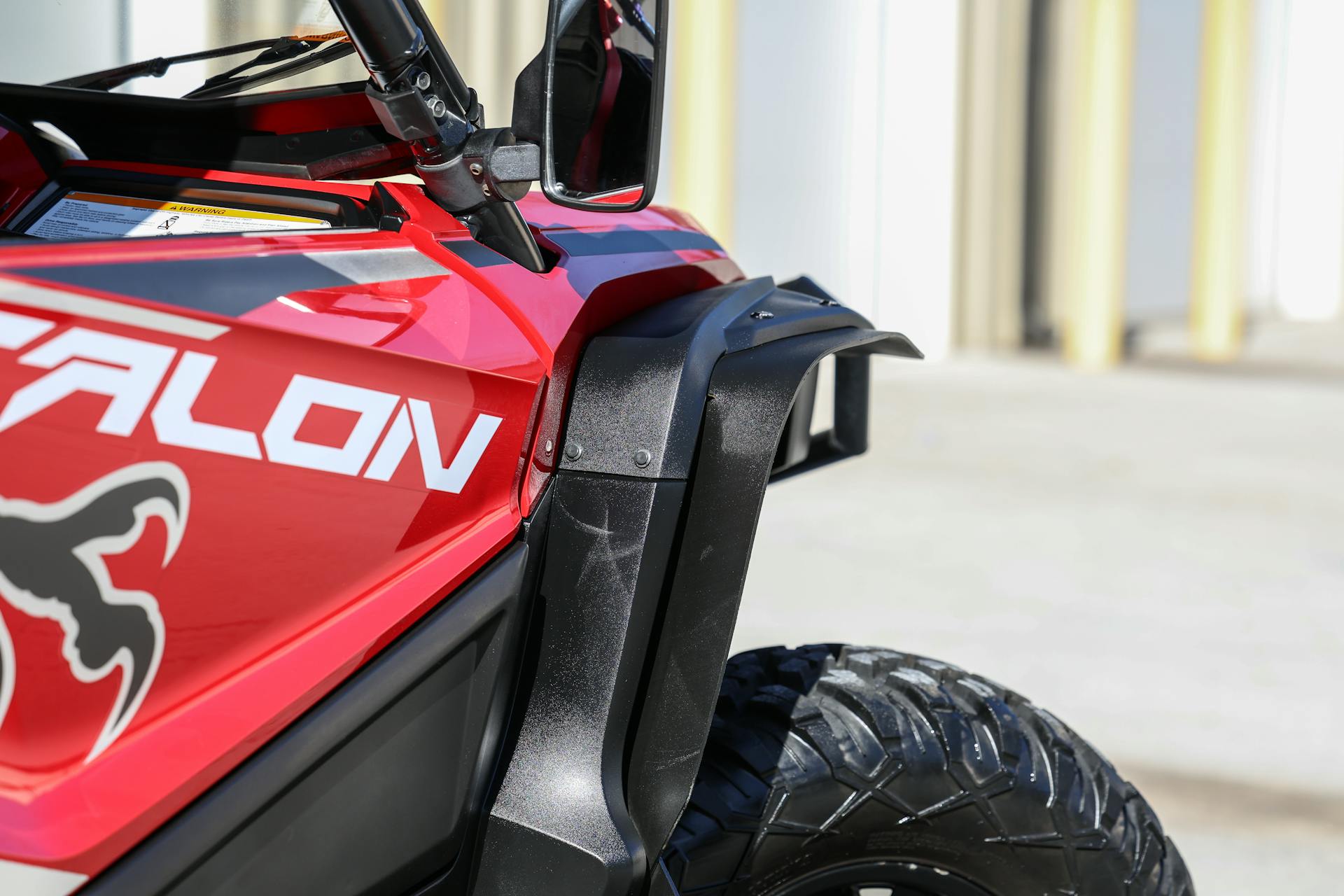 2019 Honda Talon 1000X passenger fender flare