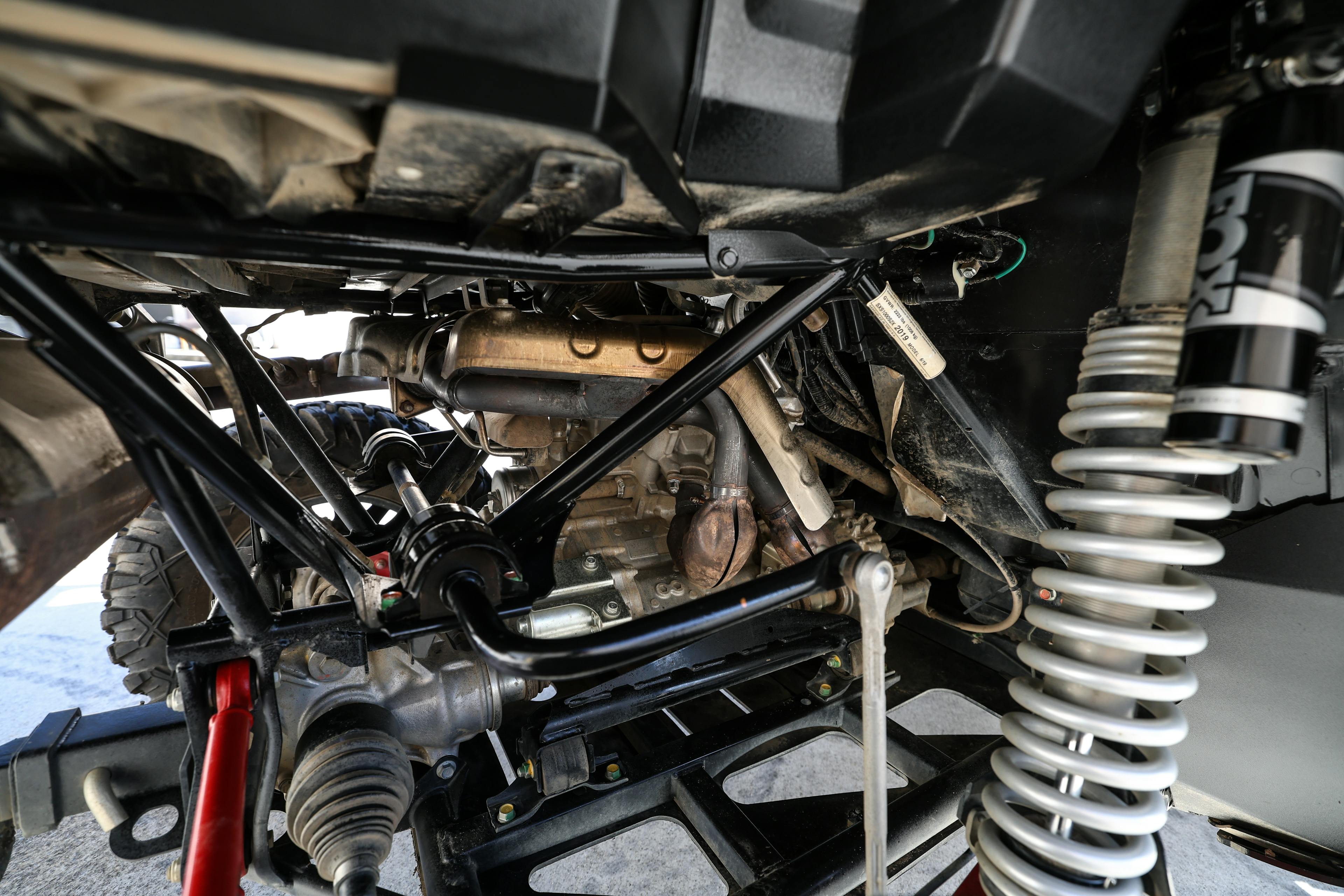 2019 Honda Talon 1000X engine detail passenger