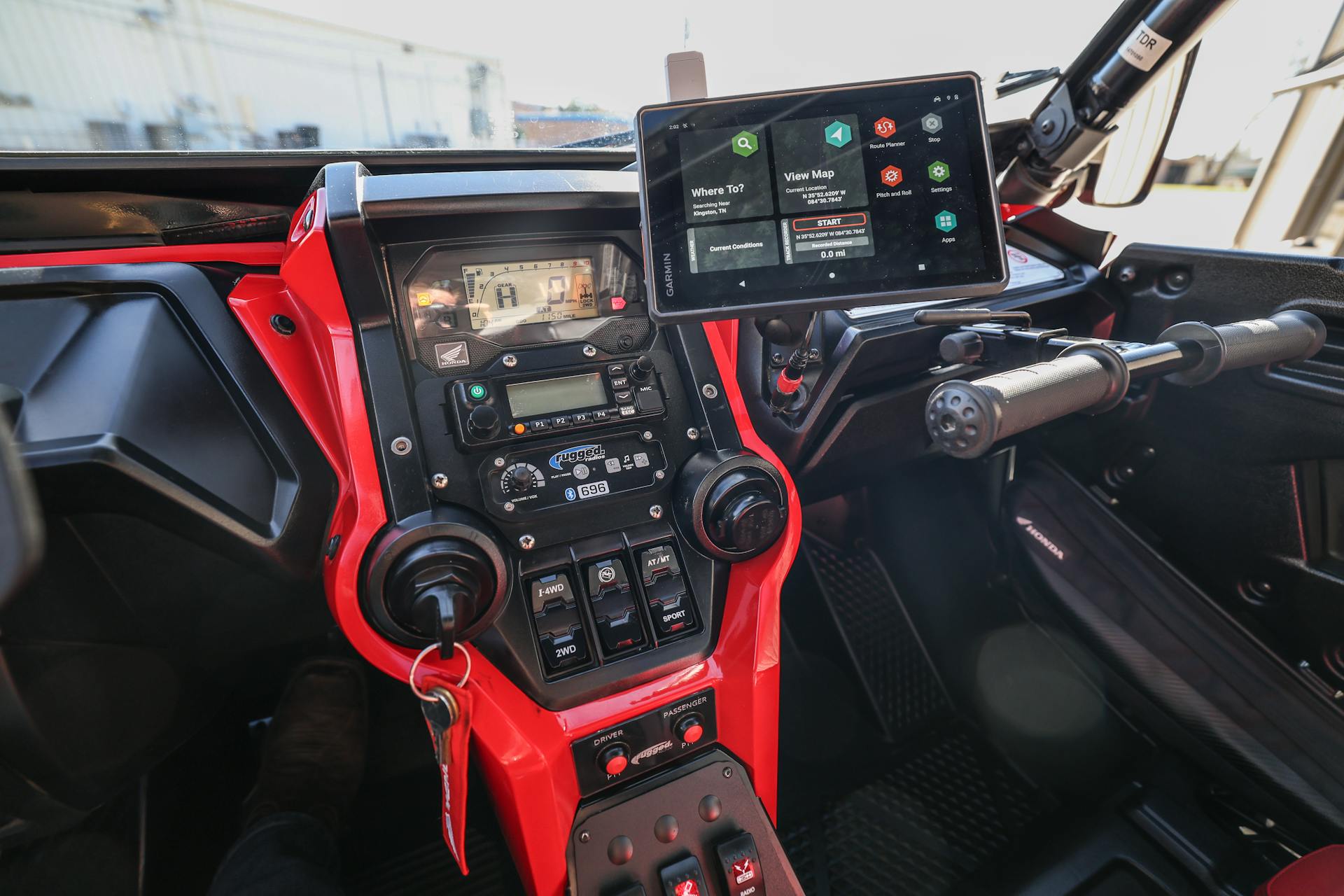 2019 Honda Talon 1000X center stack wide