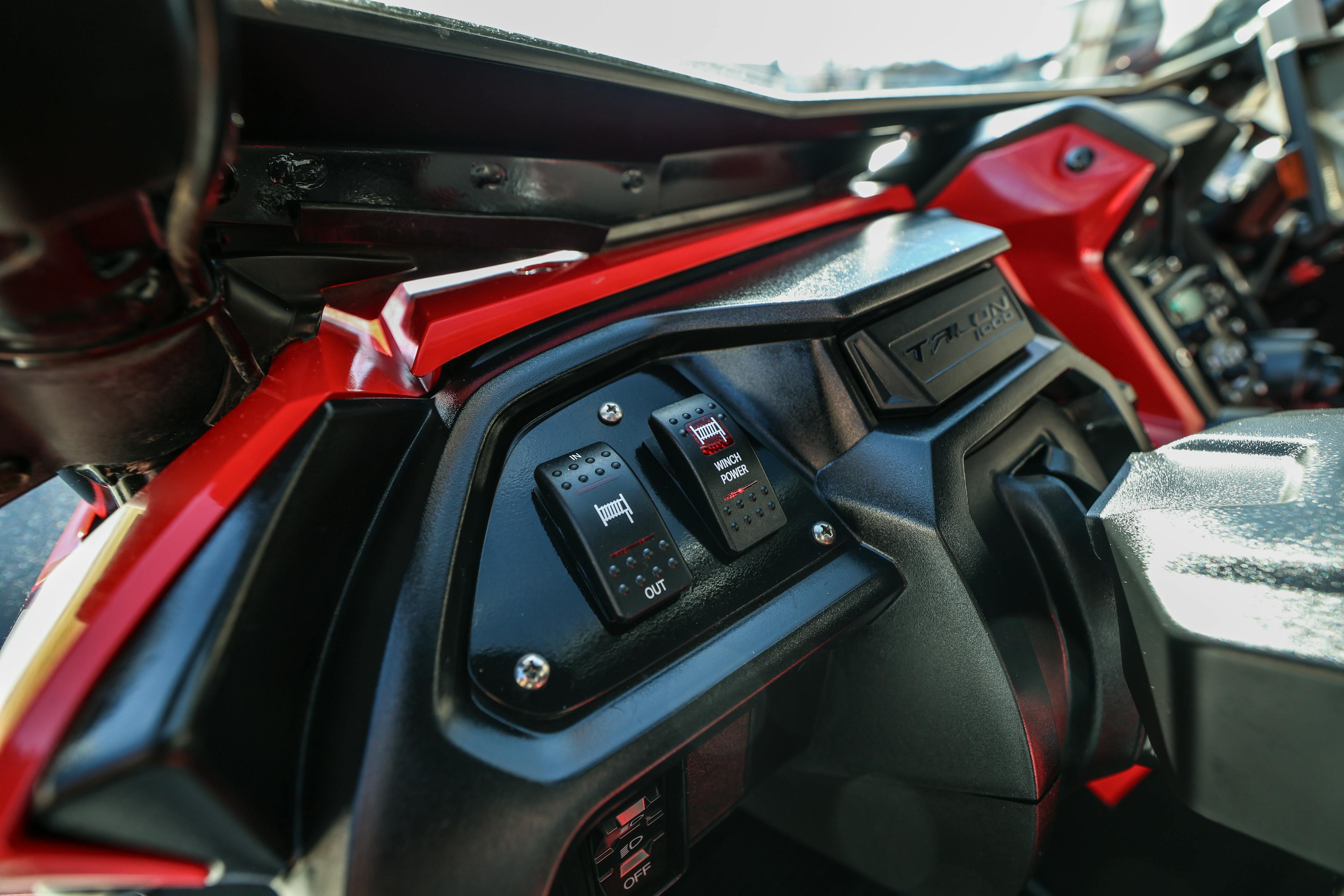 2019 Honda Talon 1000X switch detail