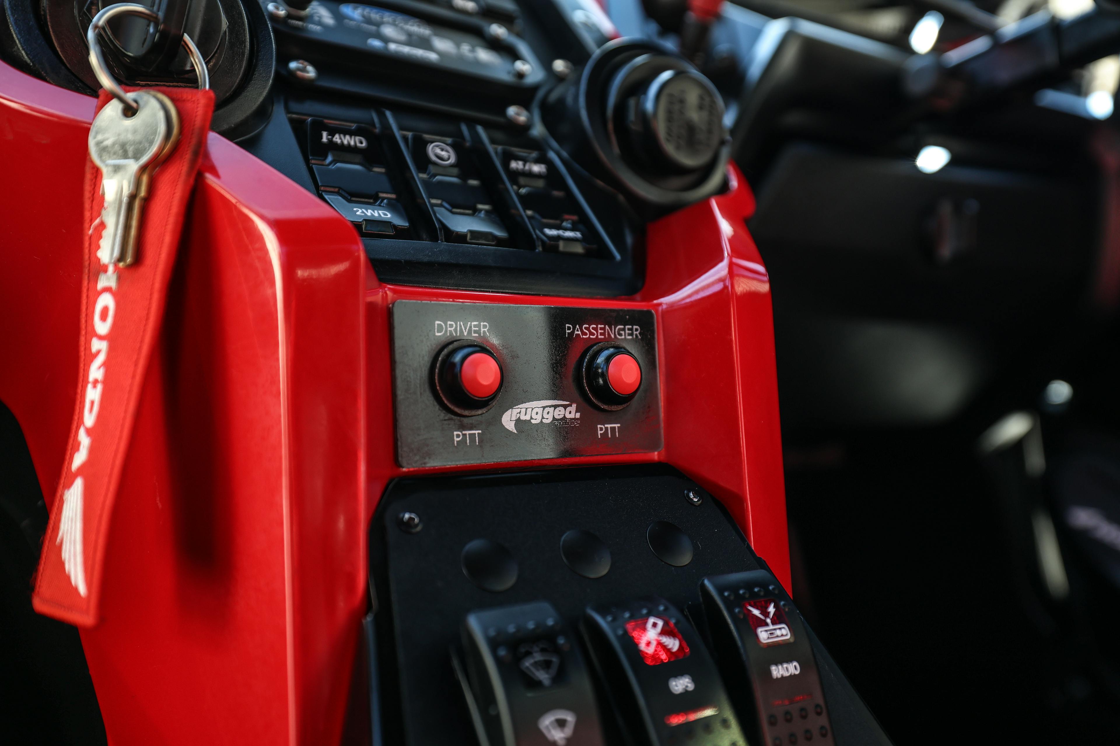 2019 Honda Talon 1000X center switches close