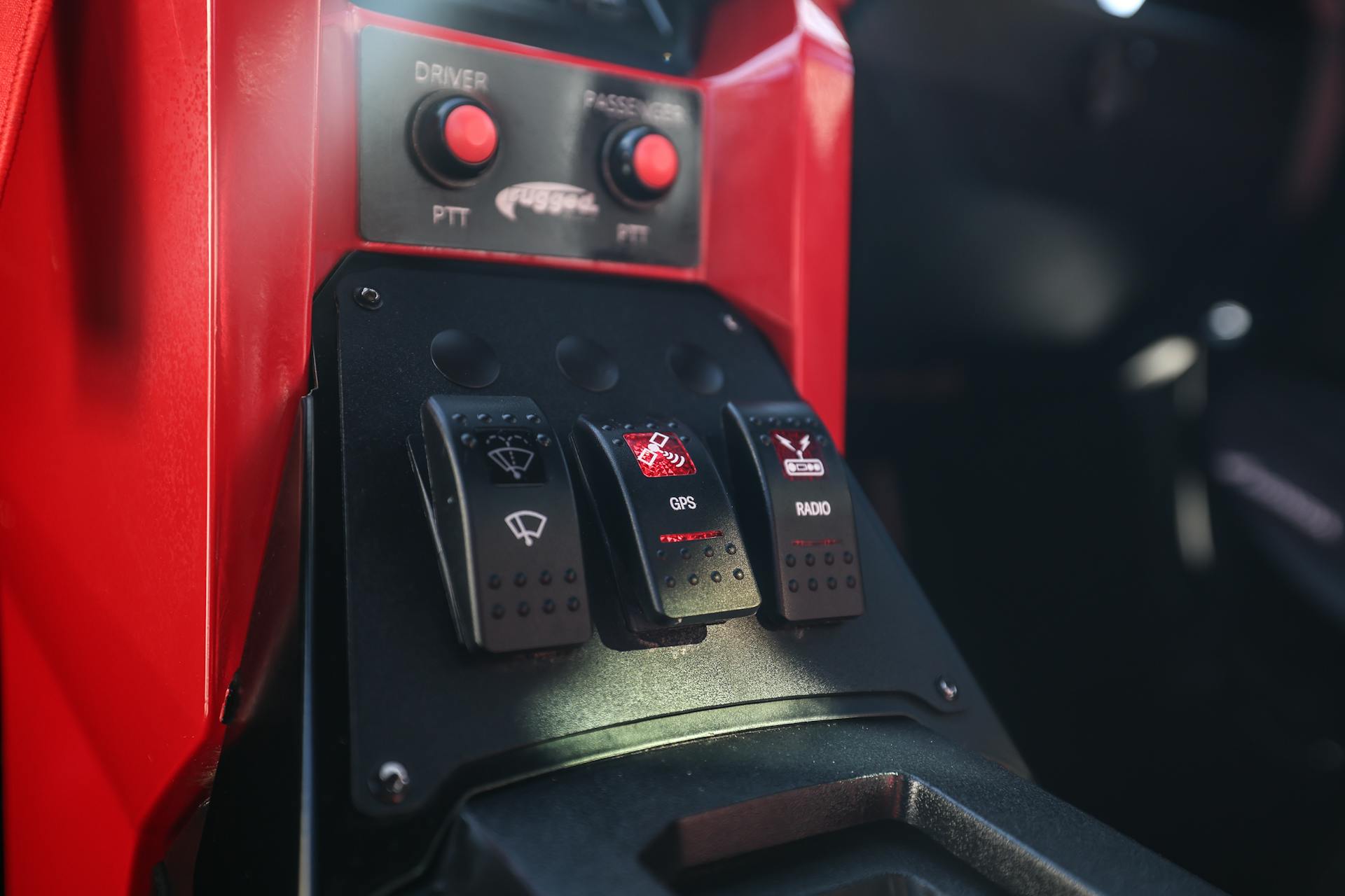 2019 Honda Talon 1000X center stack switches