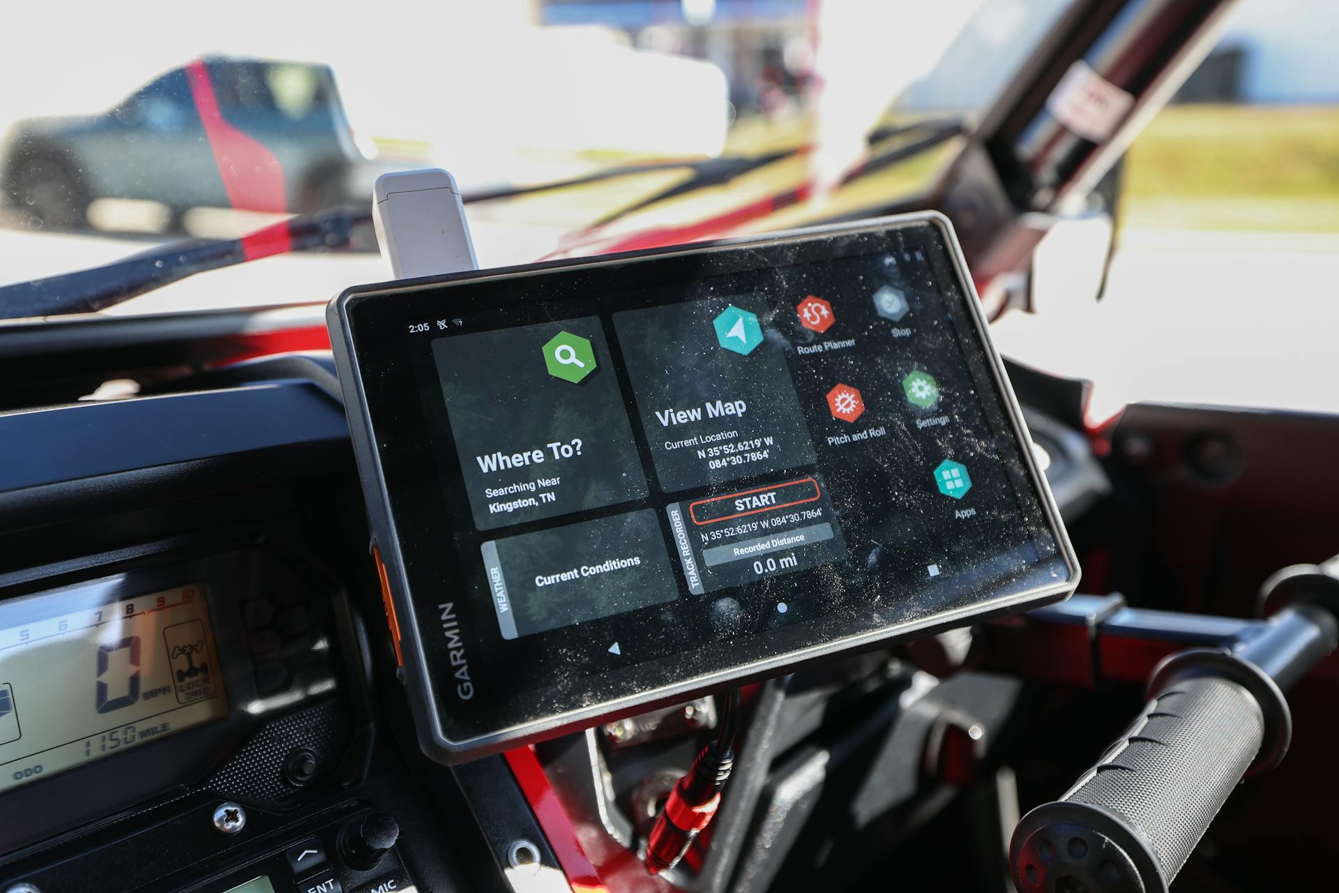 2019 Honda Talon 1000X nav tablet