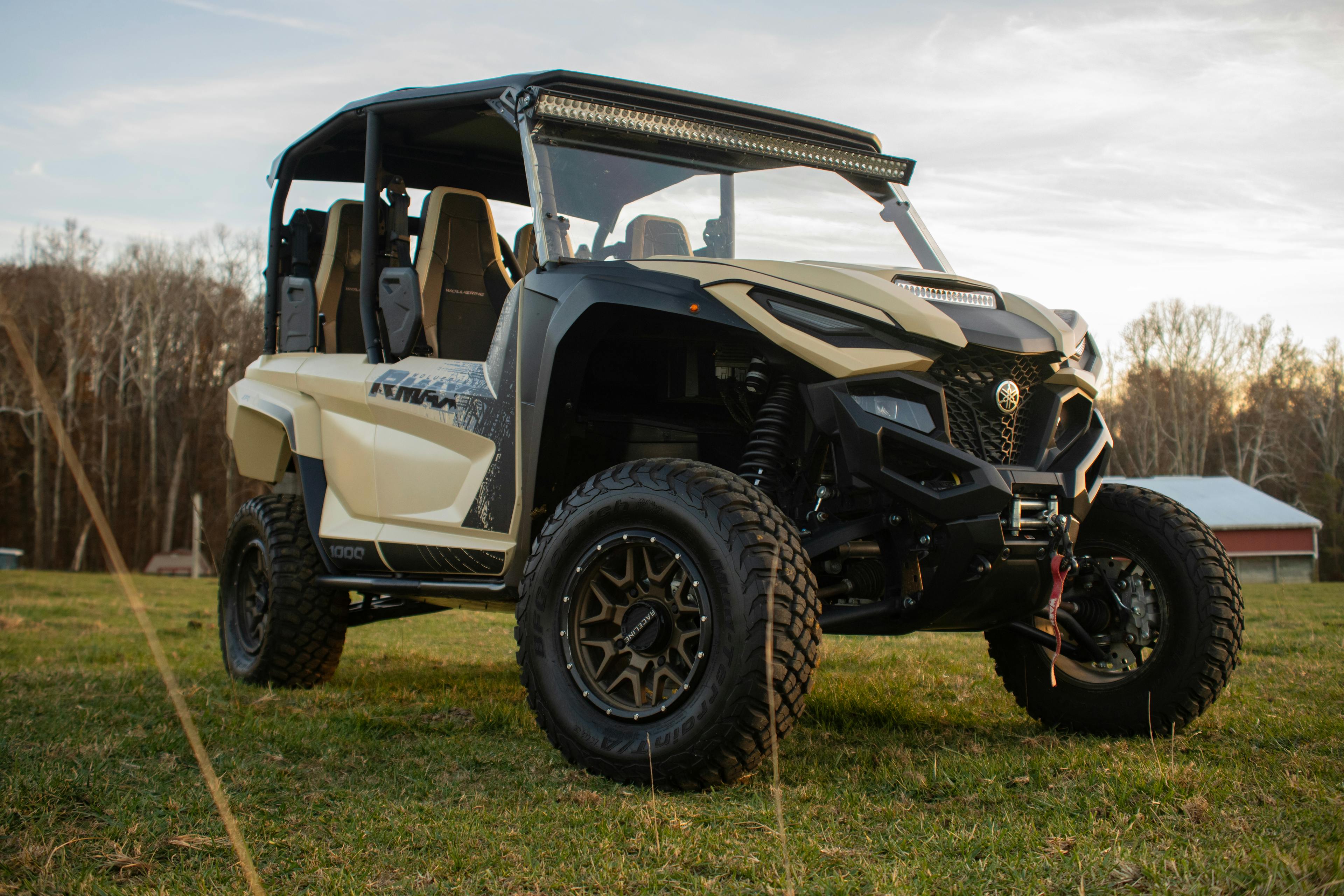 2023 Yamaha RMAX4 1000 XT-R front 3/4 low