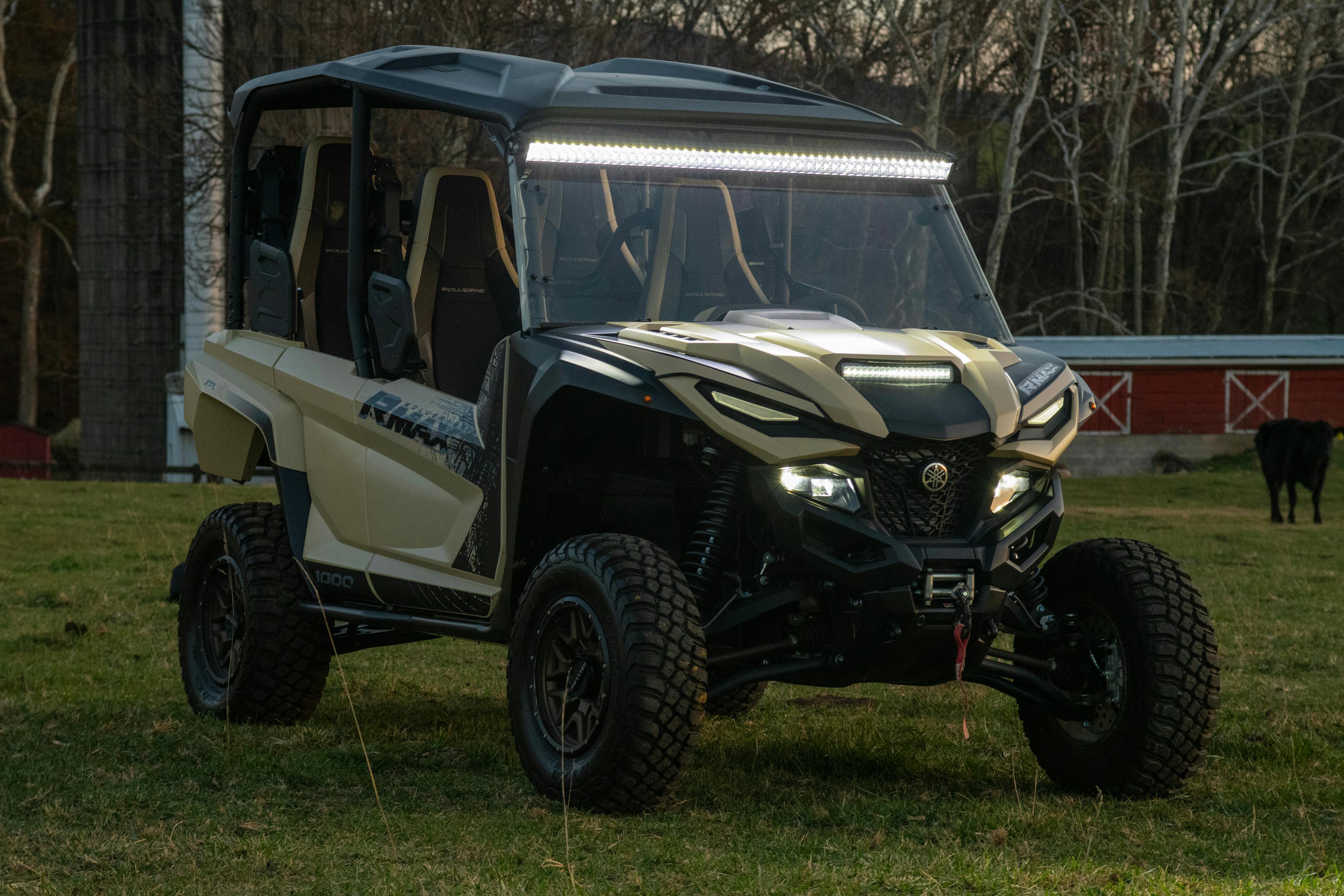 2023 Yamaha RMAX4 1000 XT-R 3/4 lights on