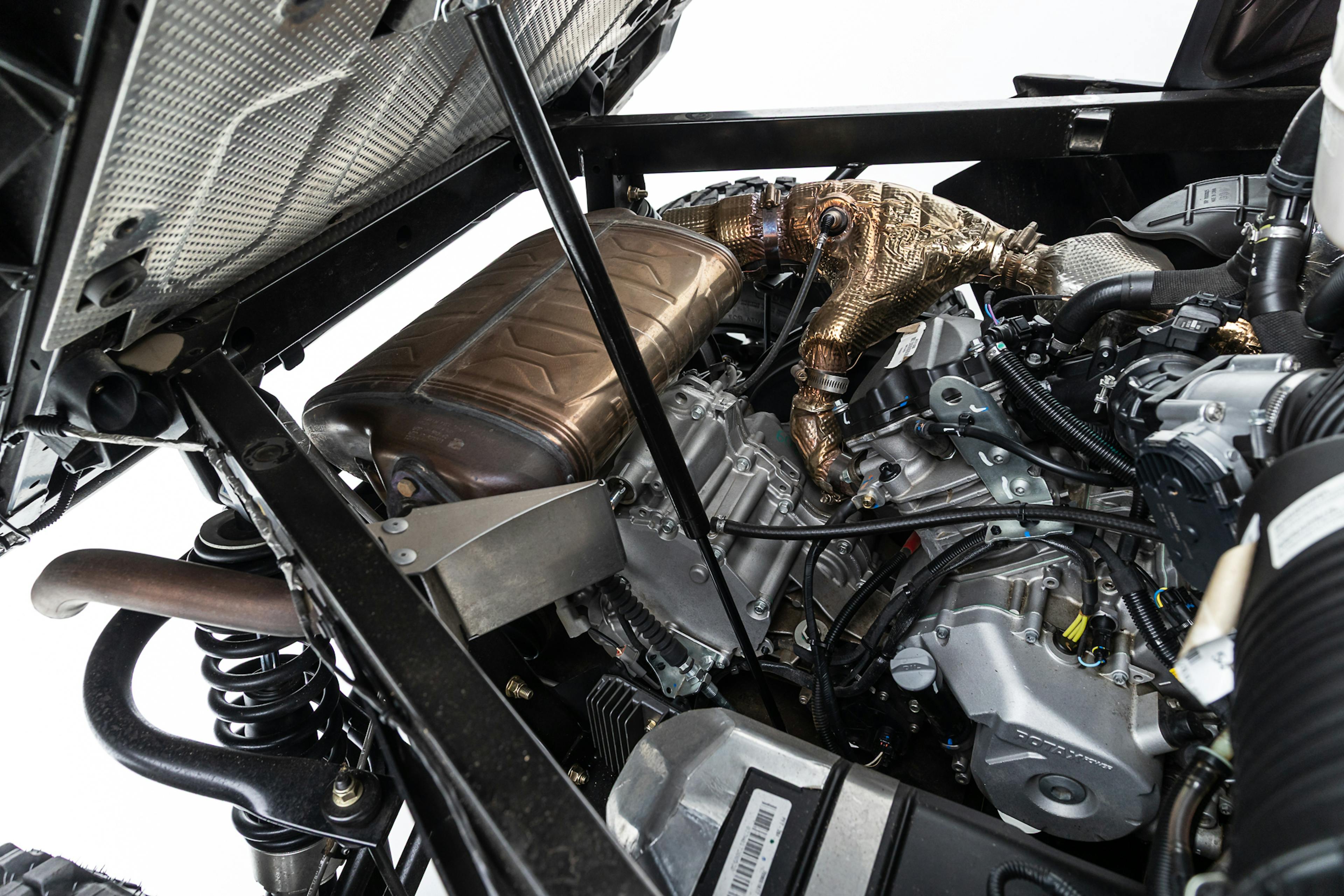 2020 Can-Am Defender Max XT HD10 engine wide