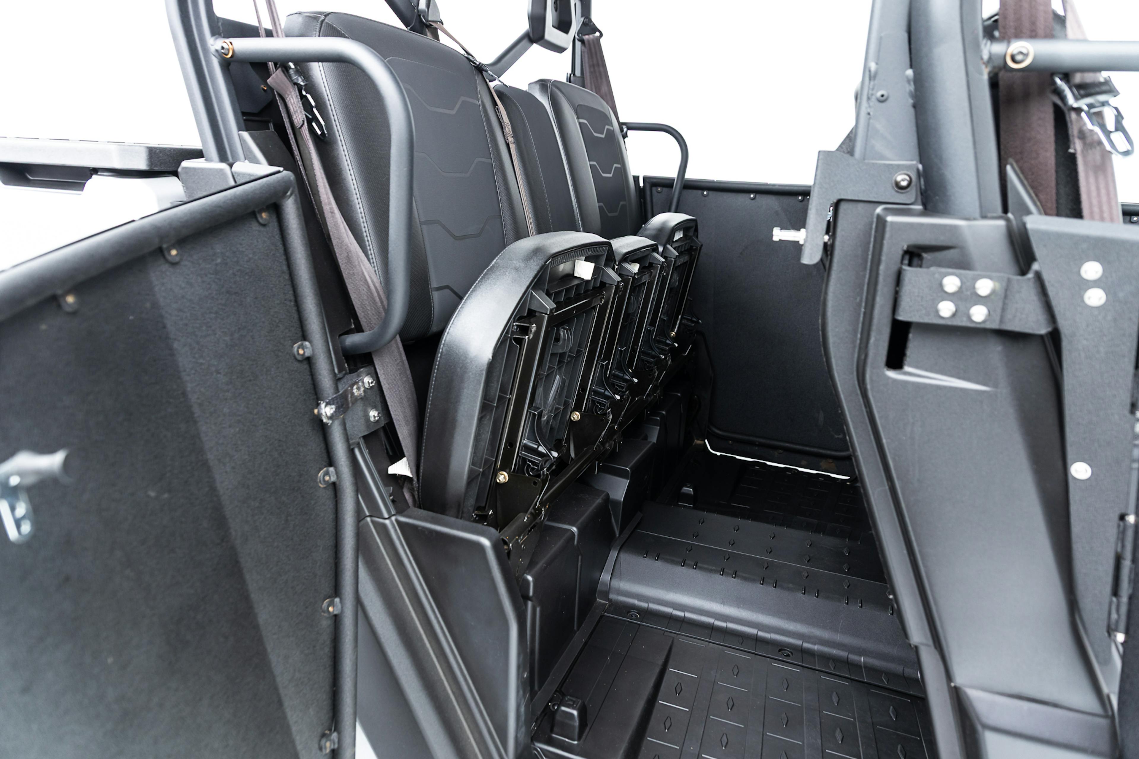 2020 Can-Am Defender Max XT HD10 rear passenger side seats up