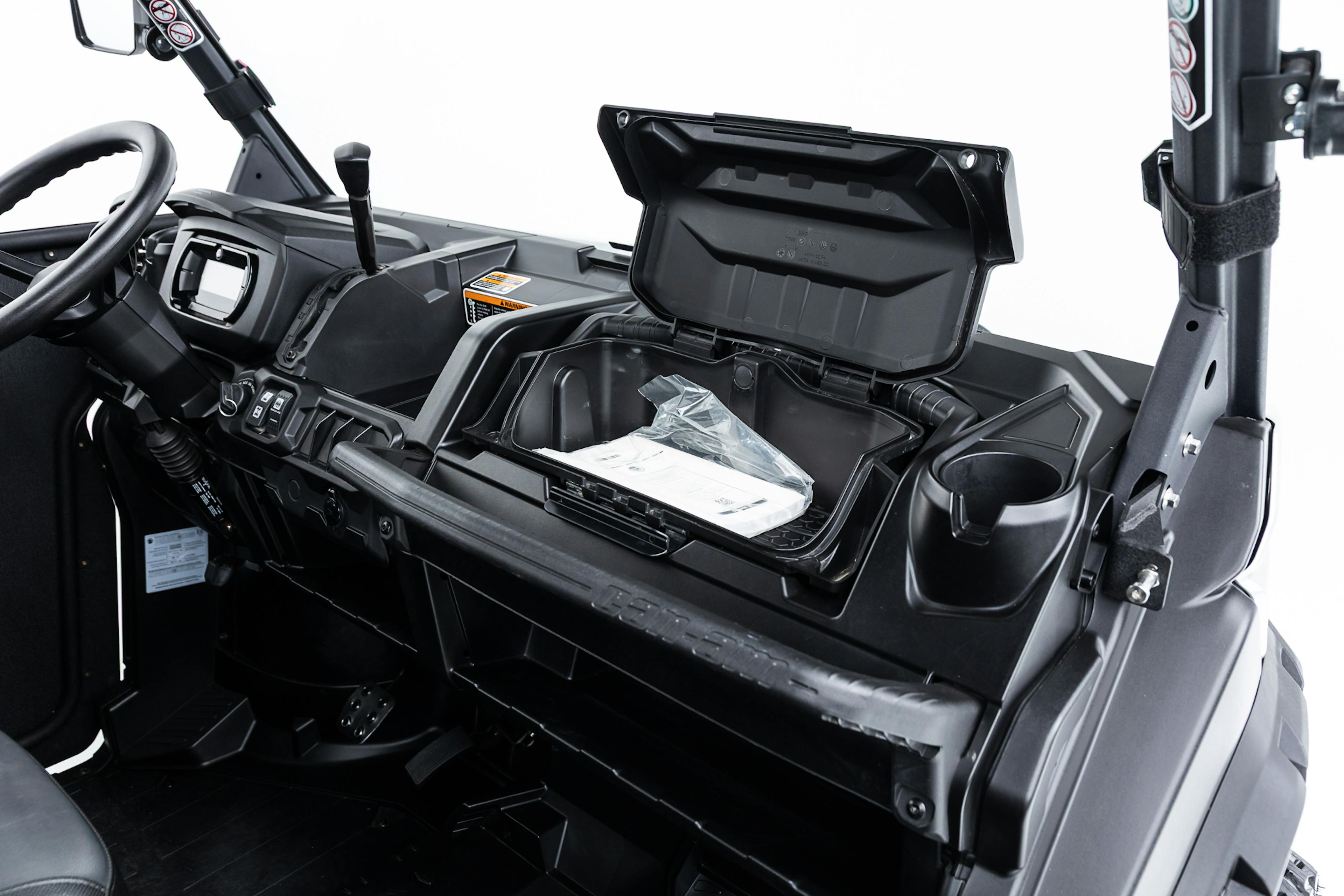 2020 Can-Am Defender Max XT HD10 dash cubby open