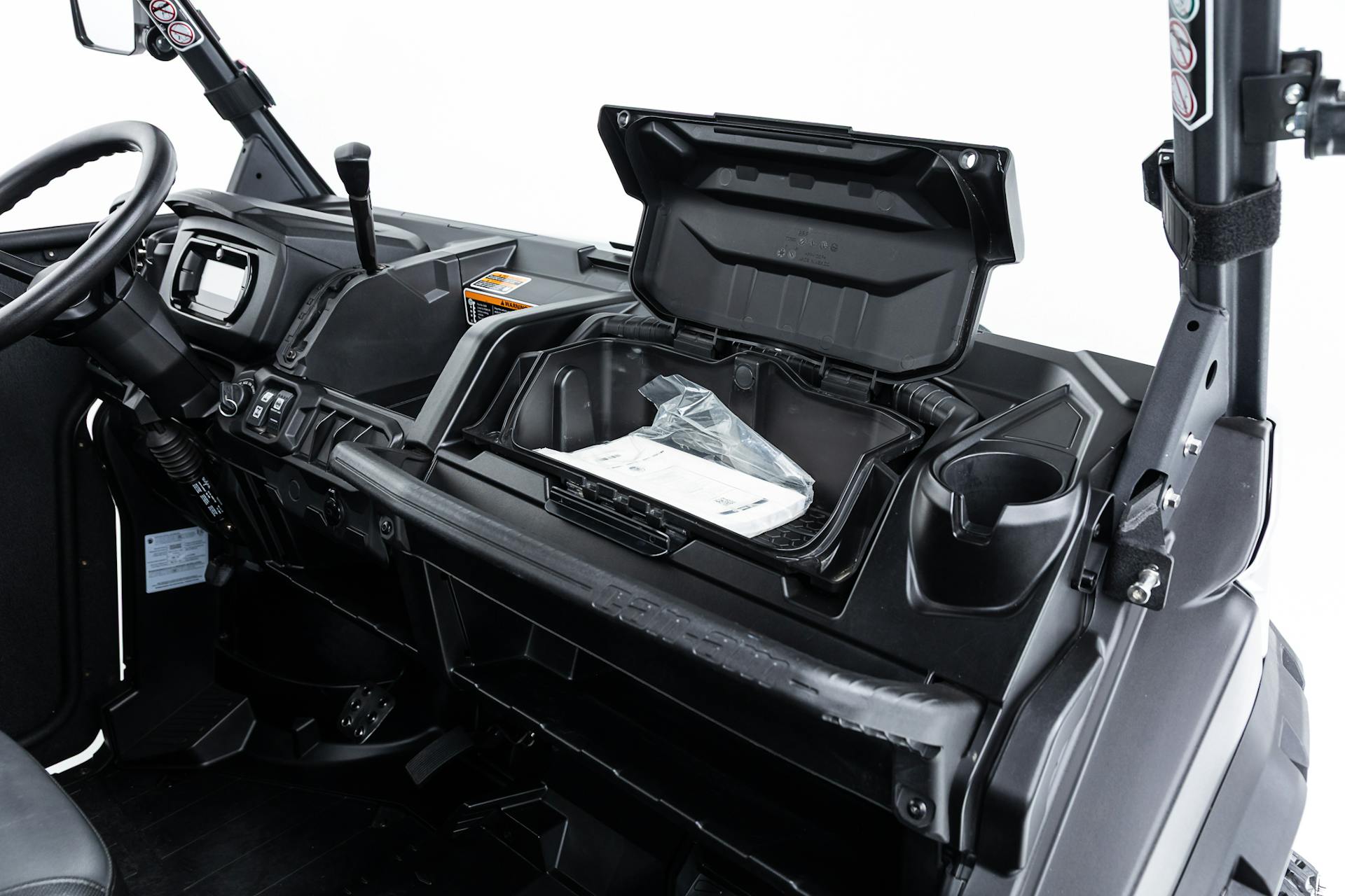2020 Can-Am Defender Max XT HD10 dash cubby open