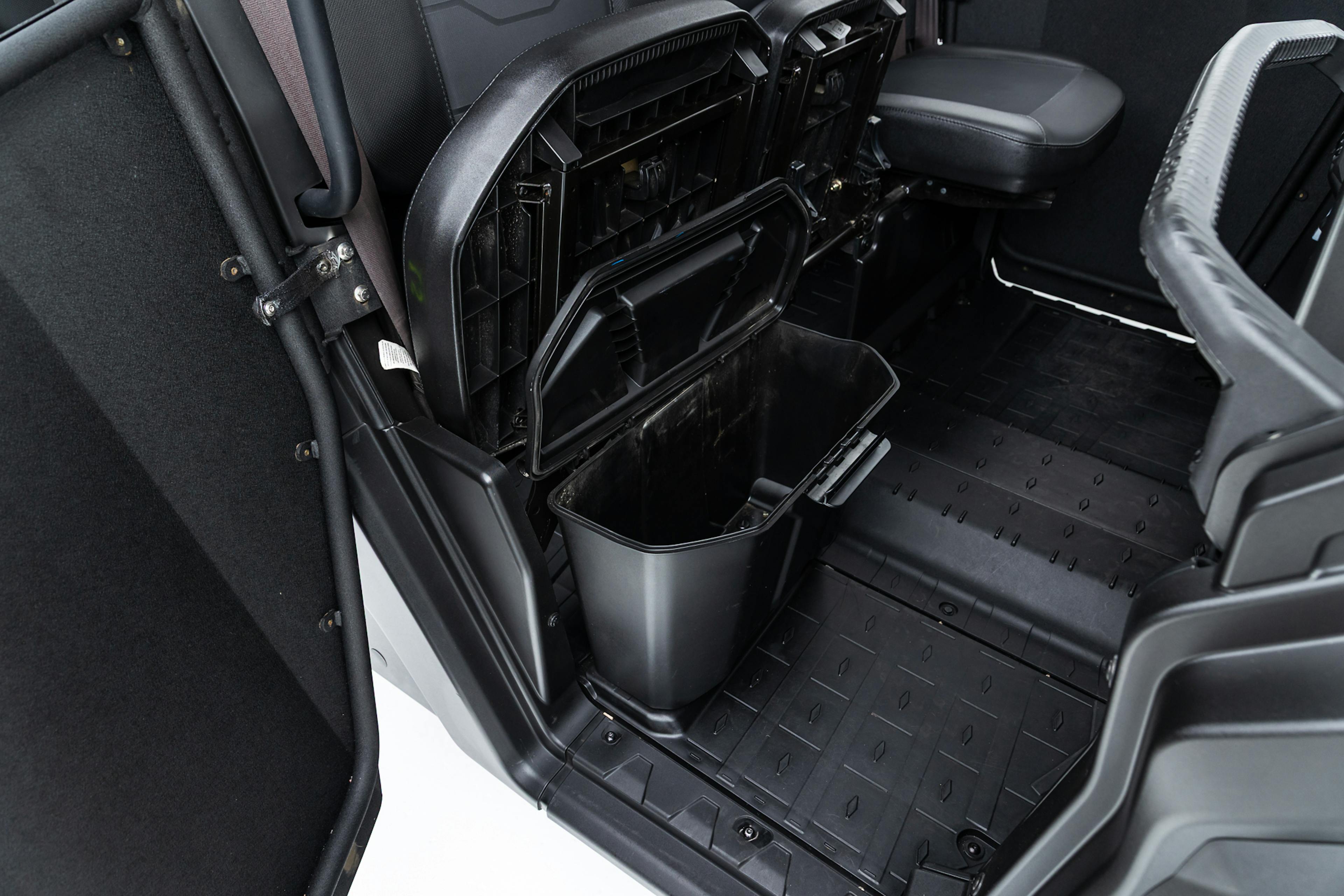 2020 Can-Am Defender Max XT HD10 under seat storage bucket