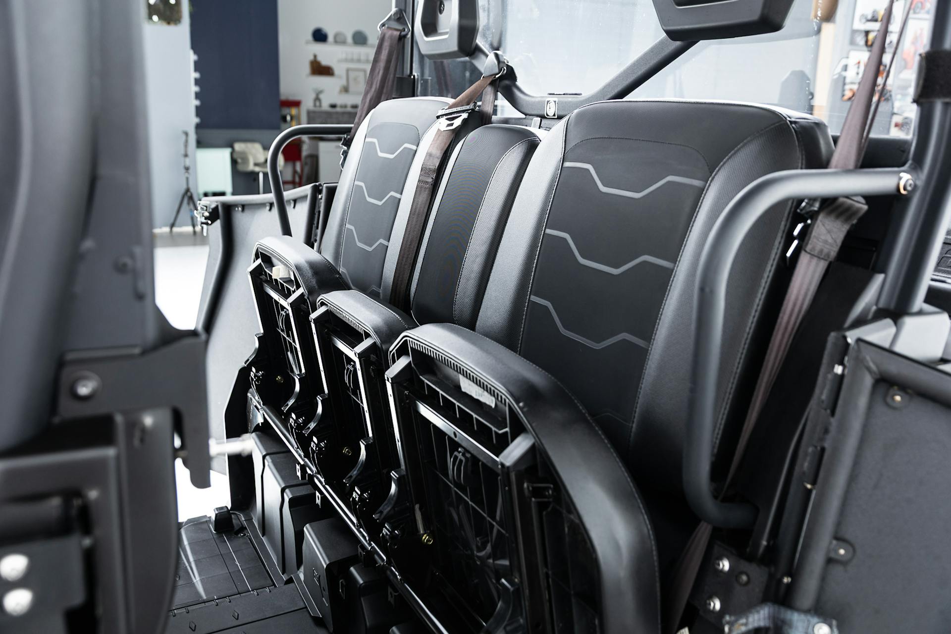 2020 Can-Am Defender Max XT HD10 rear seats up driver