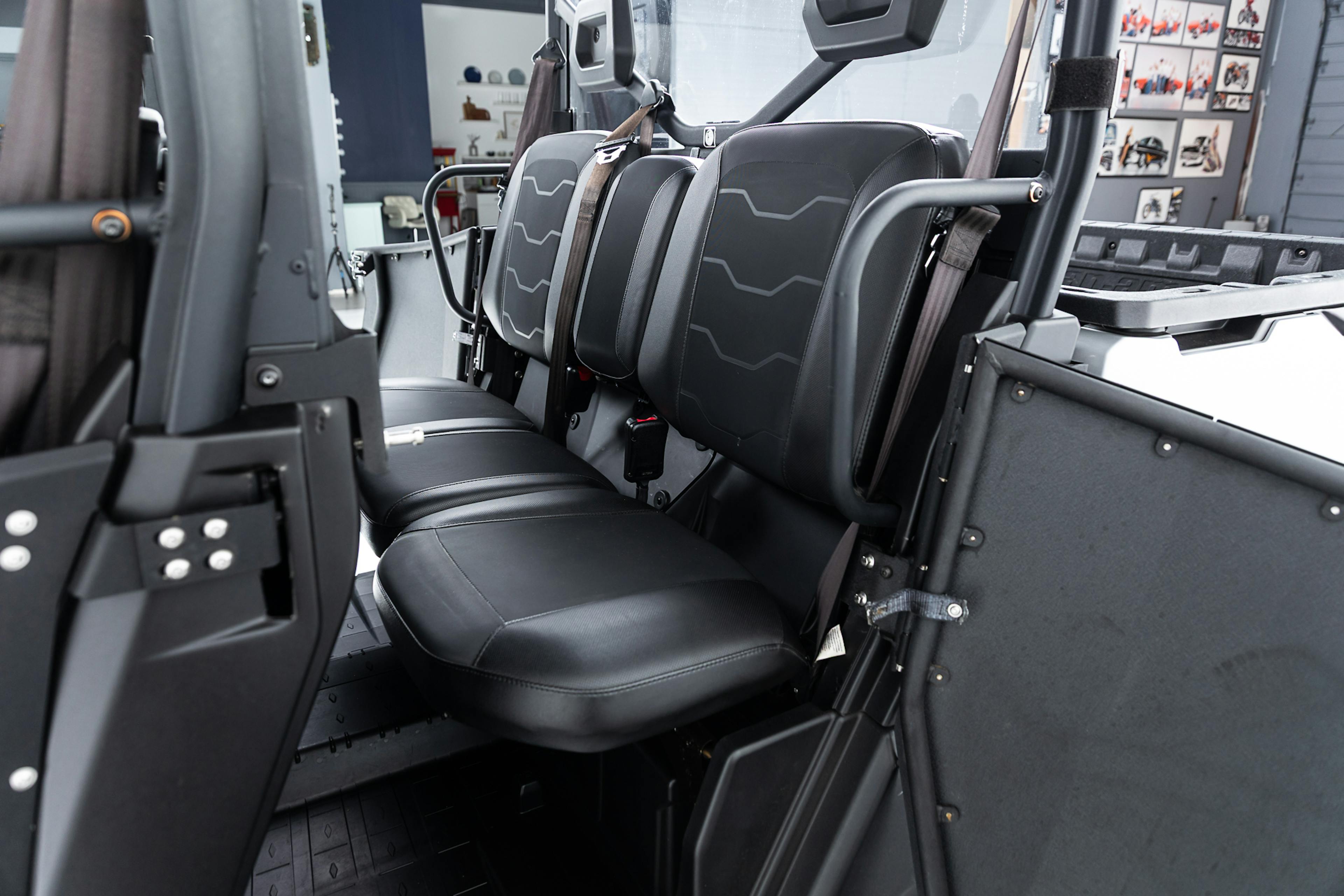 2020 Can-Am Defender Max XT HD10 rear seats down driver