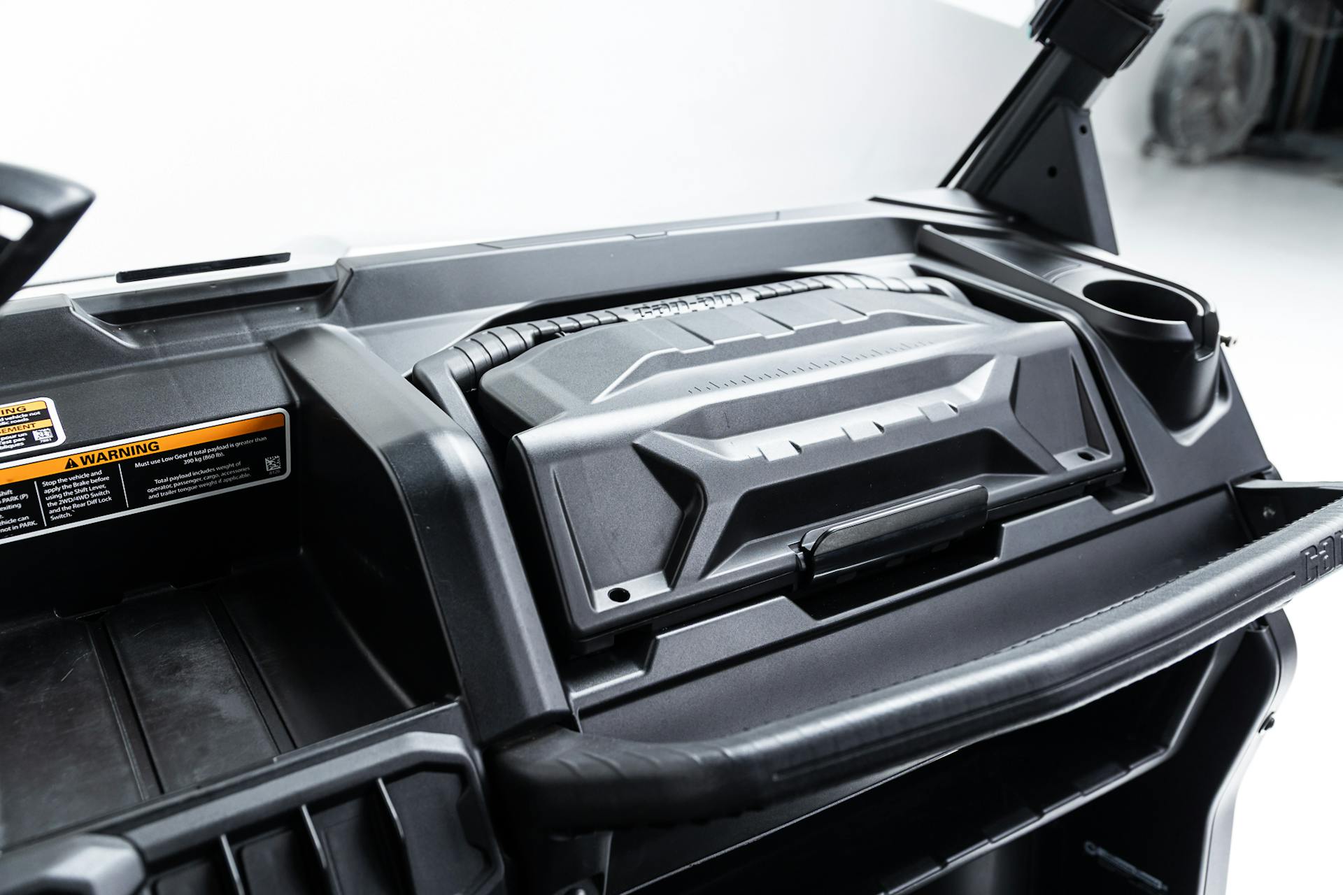 2020 Can-Am Defender Max XT HD10 dash cubby closed