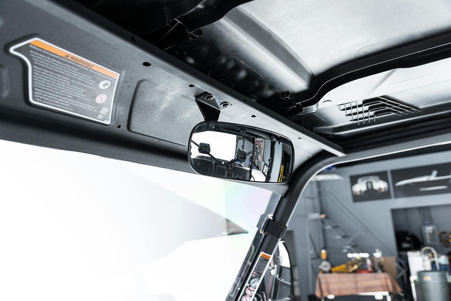 2020 Can-Am Defender Max XT HD10 rearview mirror interior