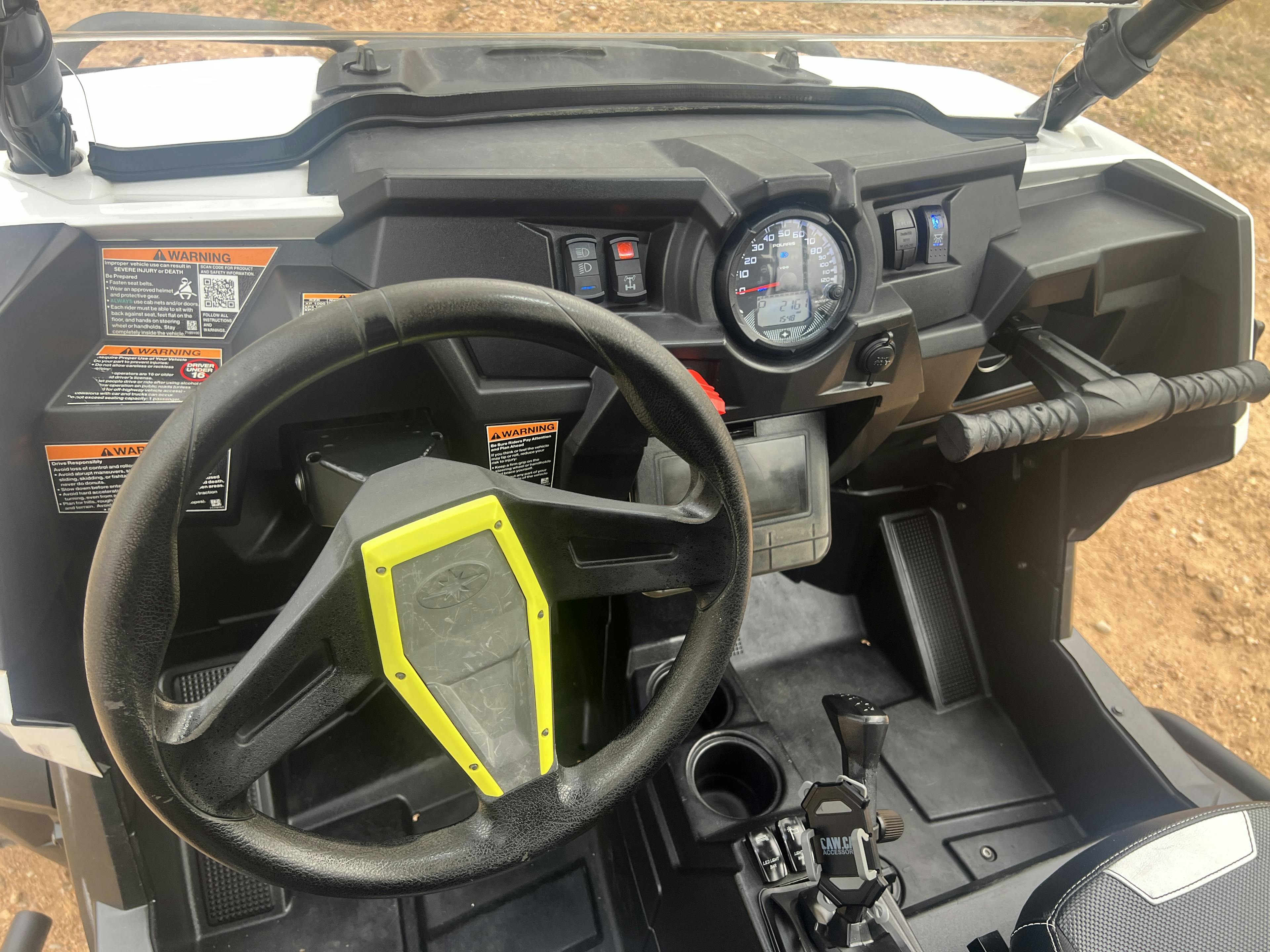 2017 Polaris RZR XP1000 EPS interior wheel