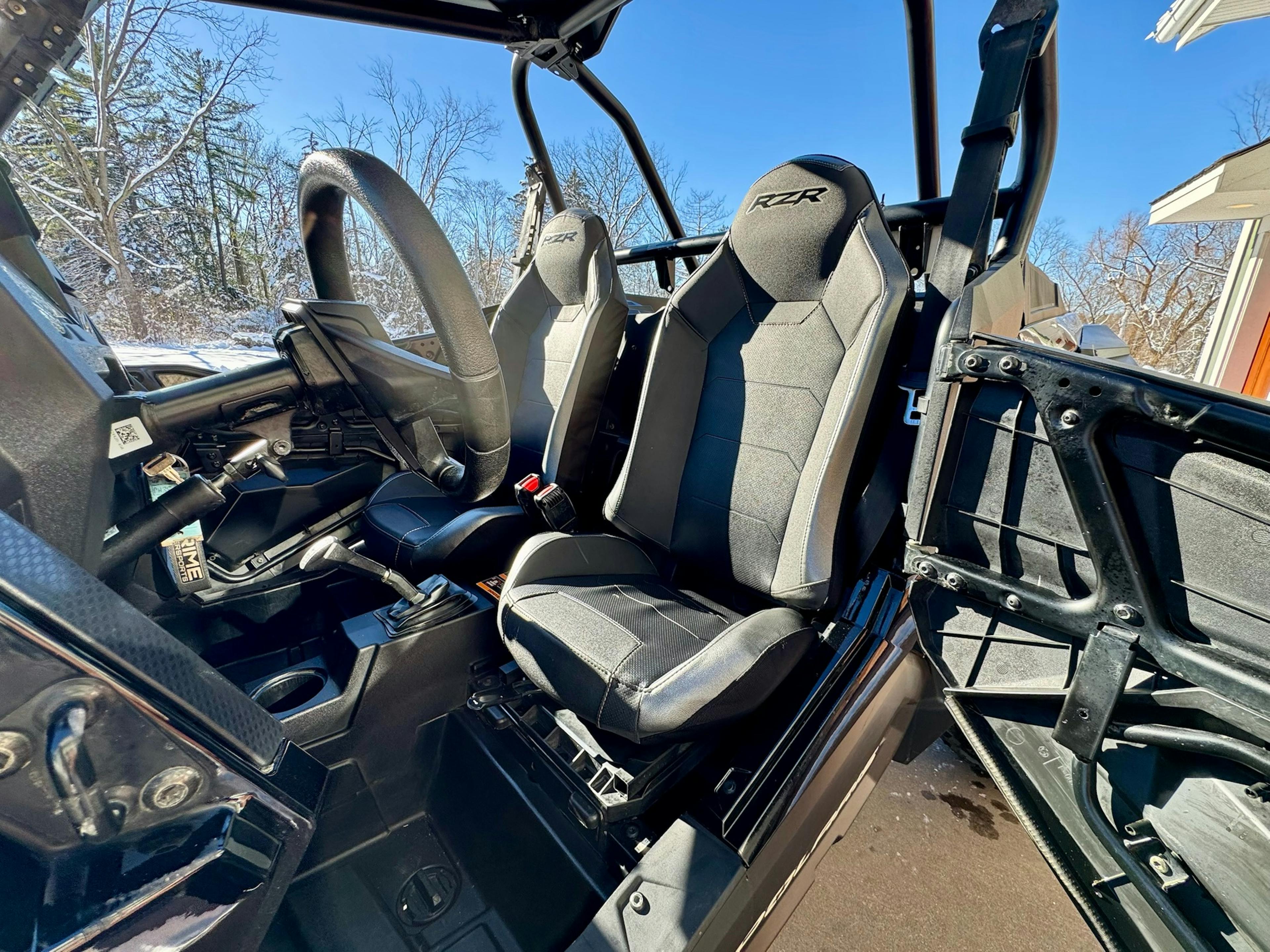 2023 Polaris RZR XP 1000 driver interior low angle