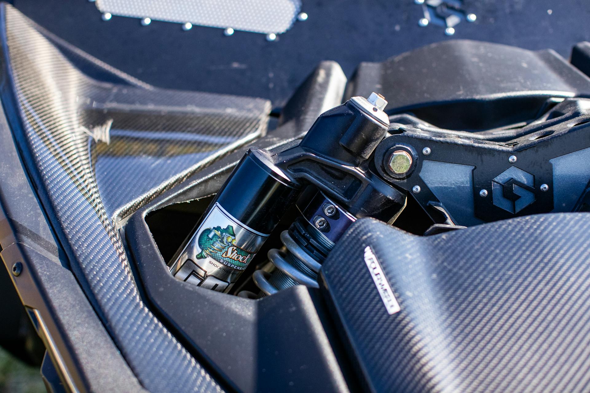 2021 Can-Am Maverick X3 shock mount detail