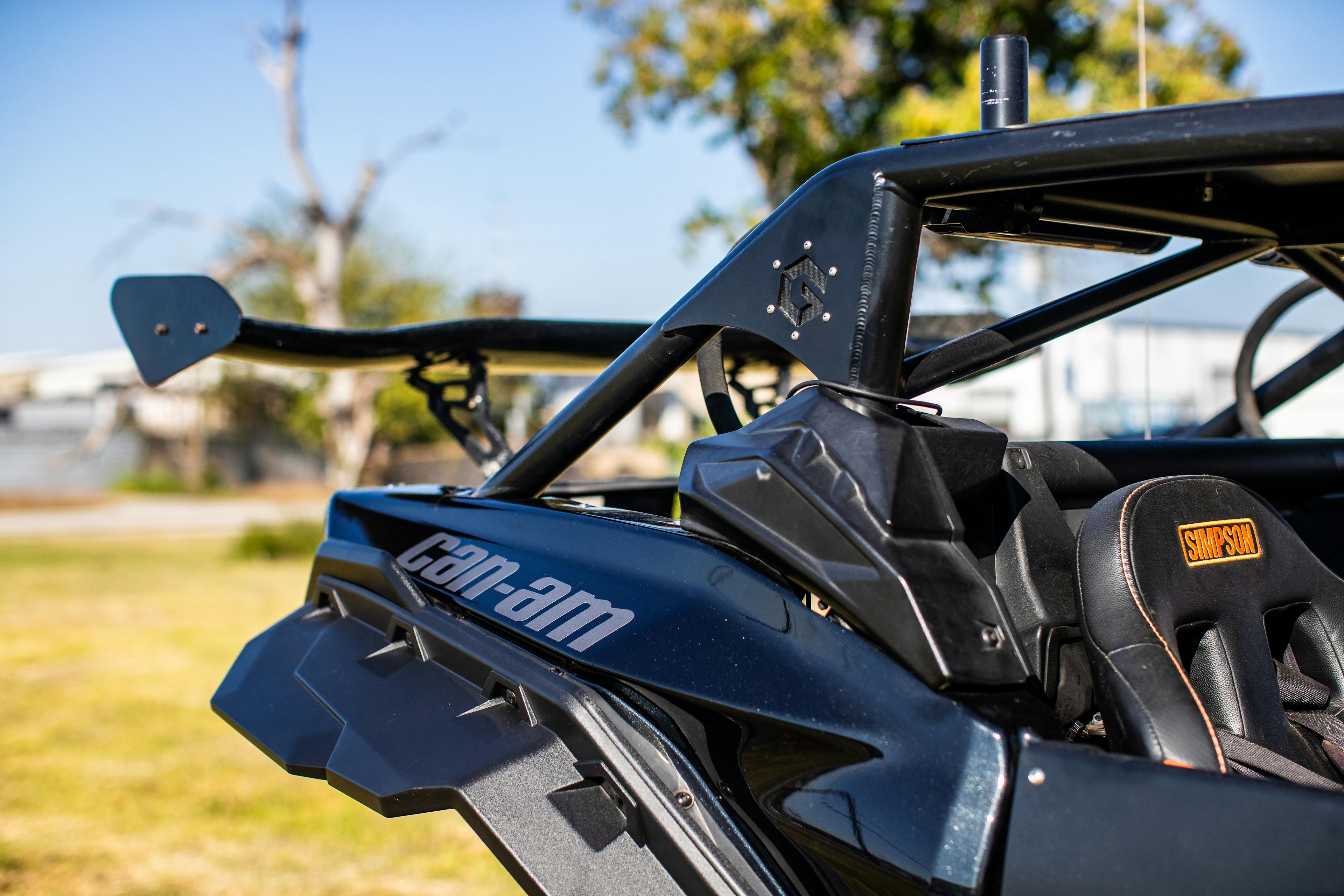 2021 Can-Am Maverick X3 passenger cage detail 