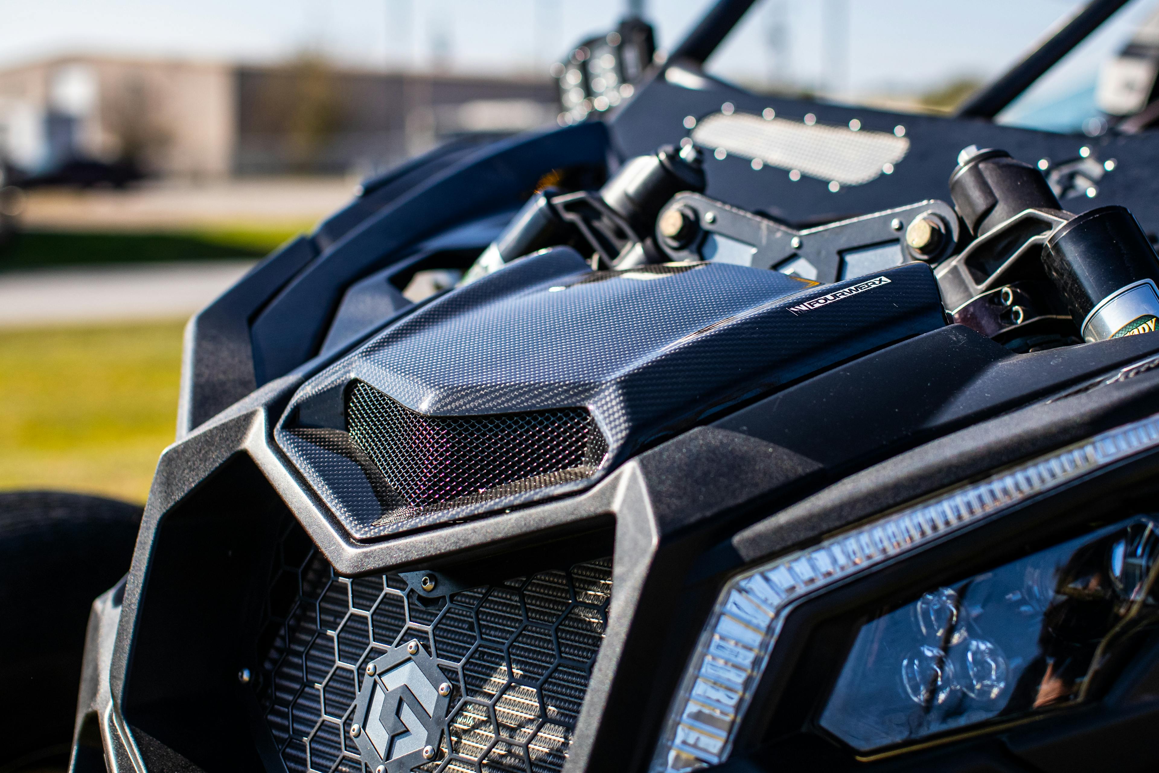 2021 Can-Am Maverick X3 hood detail